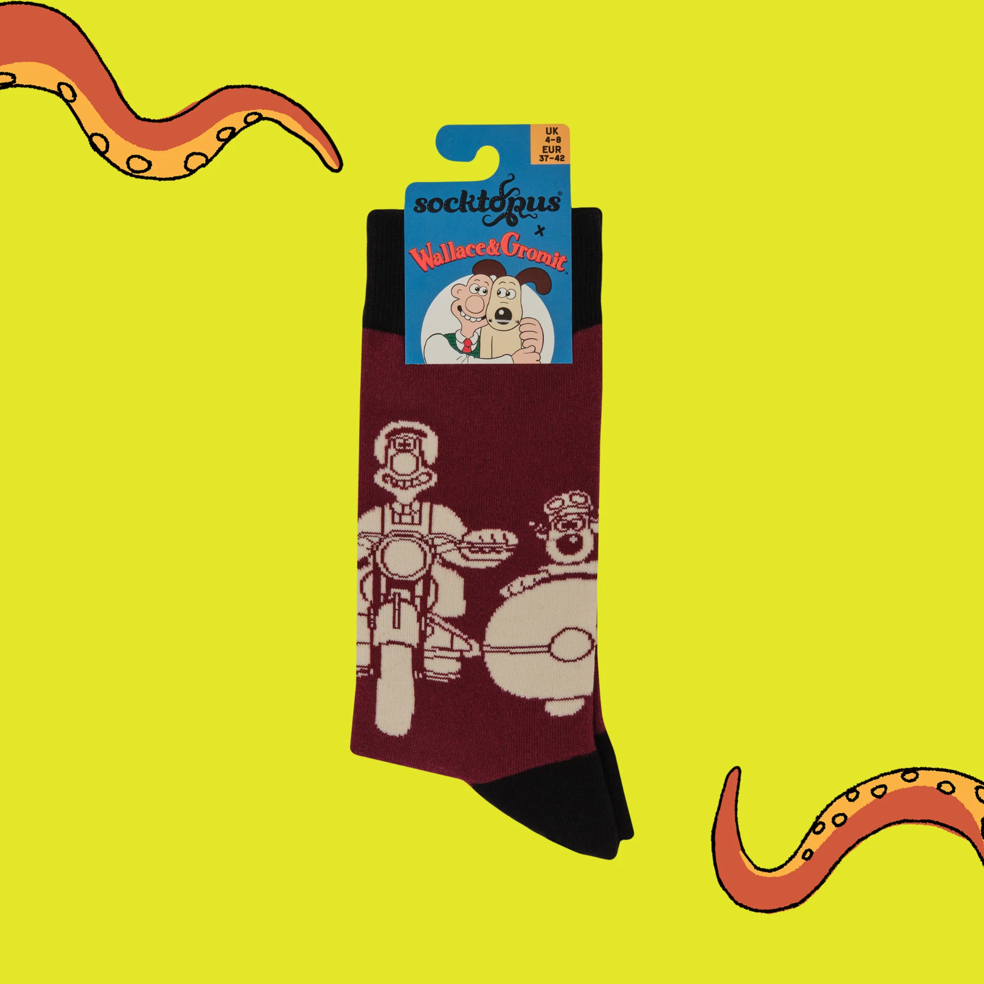 Motorbike Socks - Socktopus X Wallace & Gromit - Image 8