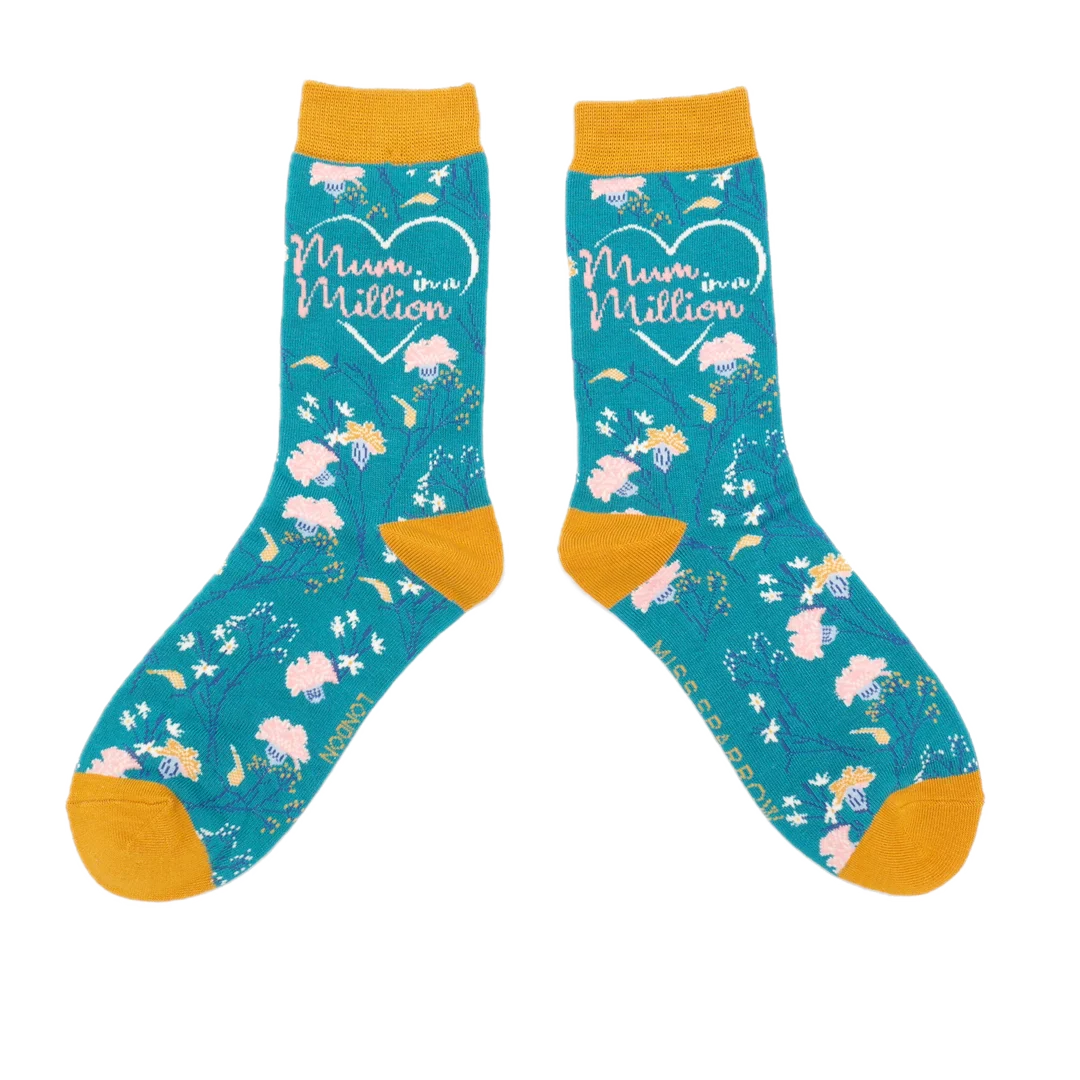 Bamboo Socks - Mum in a Million - Miss Sparrow - Image 2