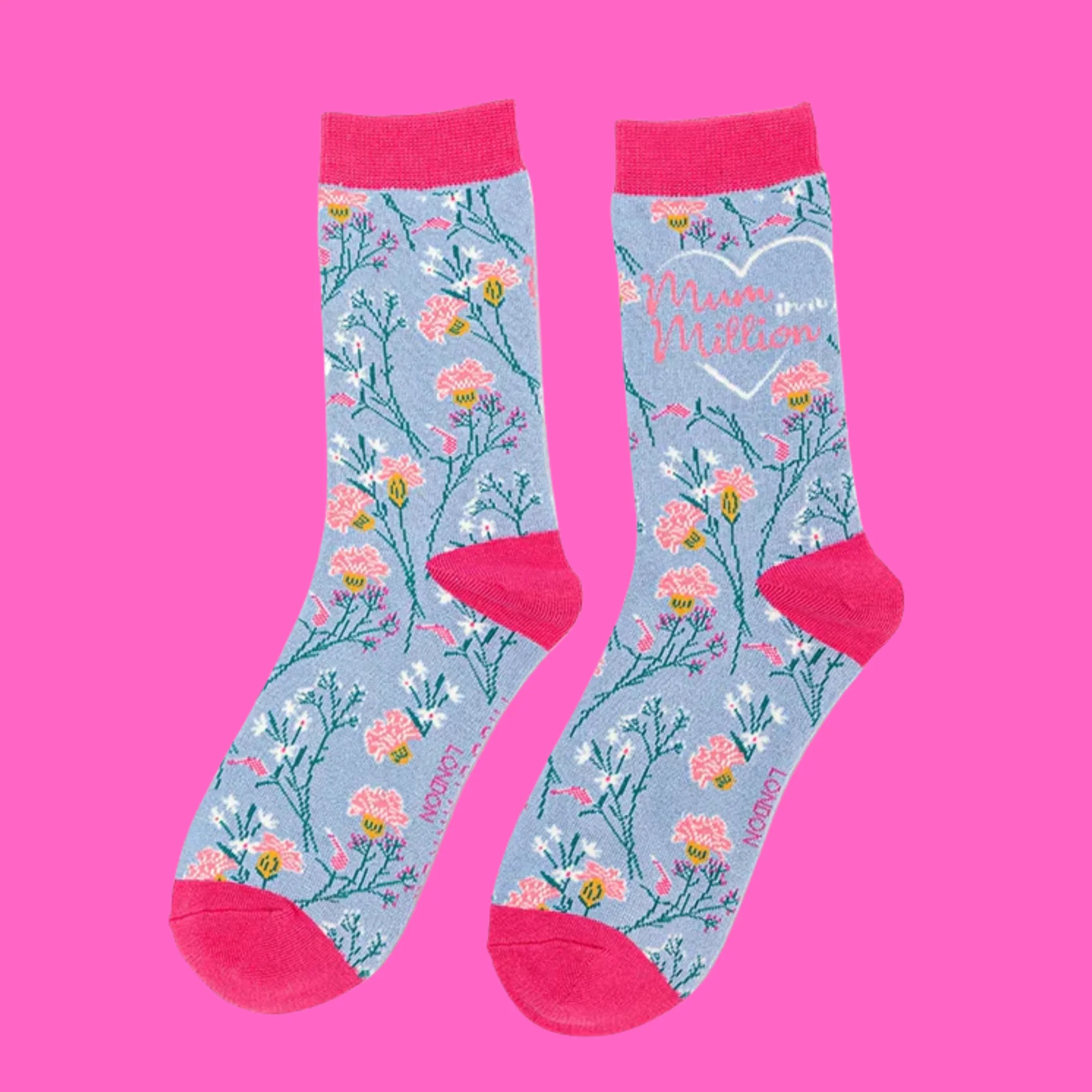 Bamboo Socks - Mum in a Million - Miss Sparrow - Image 3