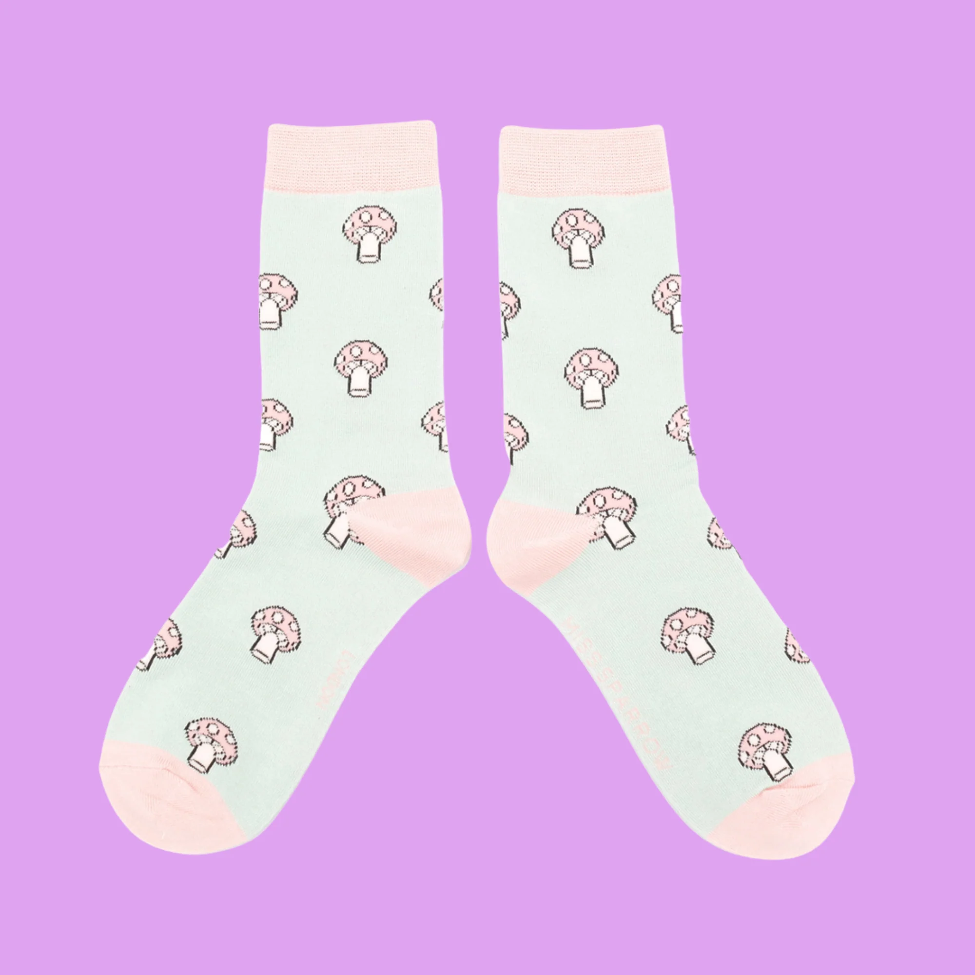 Mushrooms Bamboo Socks - Miss Sparrow - Image 8