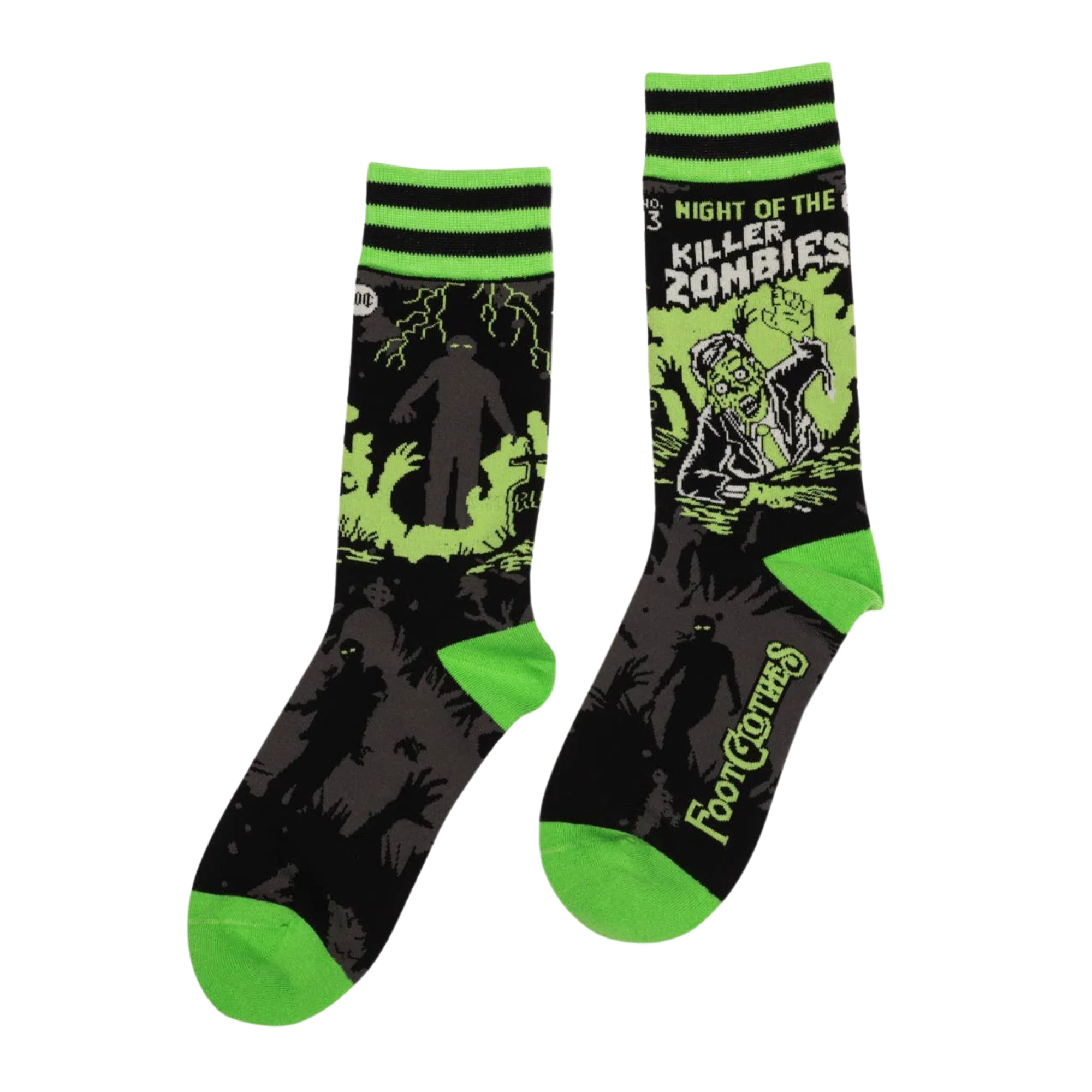 Night of the Killer Zombies Socks - Image 3