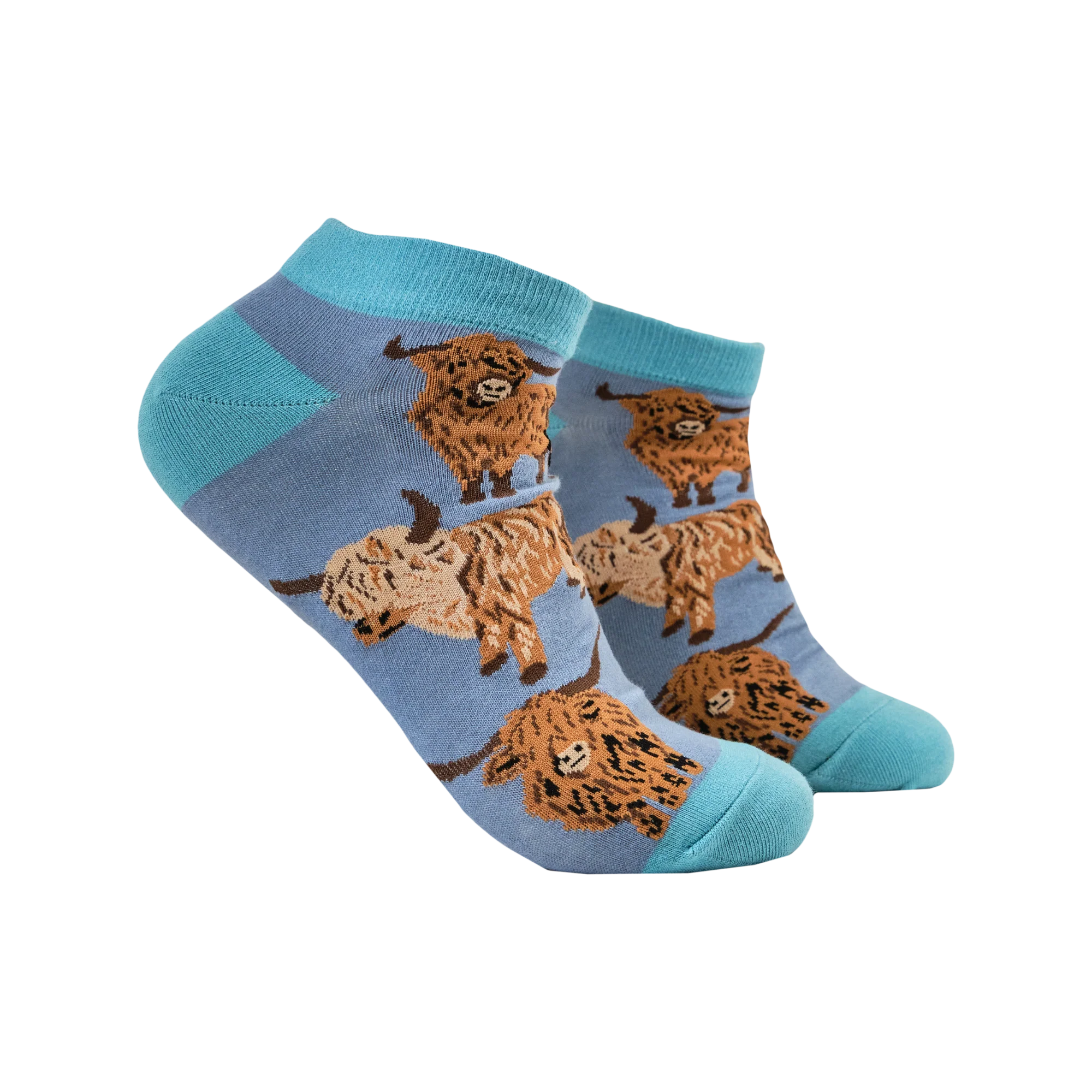 Och Aye the Moo! Trainer Socks - Image 4