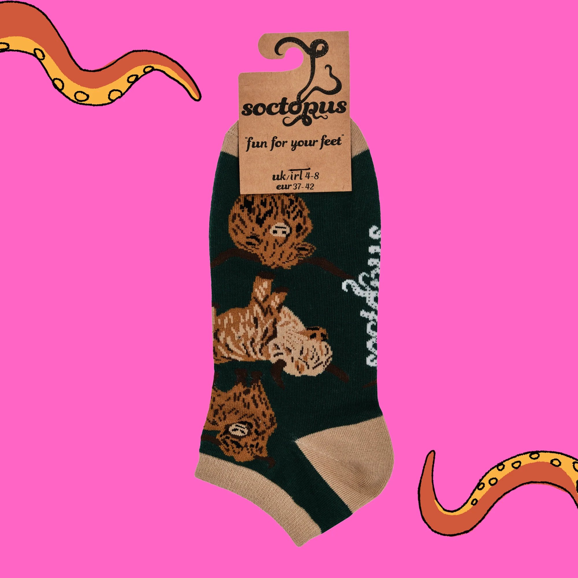 Och Aye the Moo! Trainer Socks - Image 7