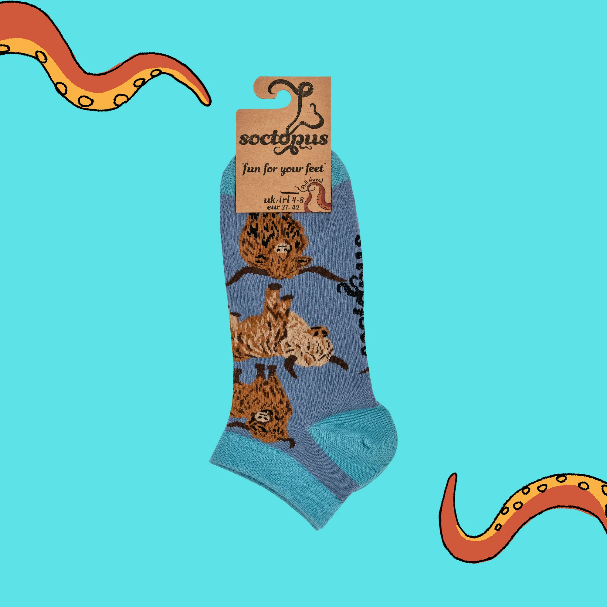 Och Aye the Moo! Trainer Socks - Image 8