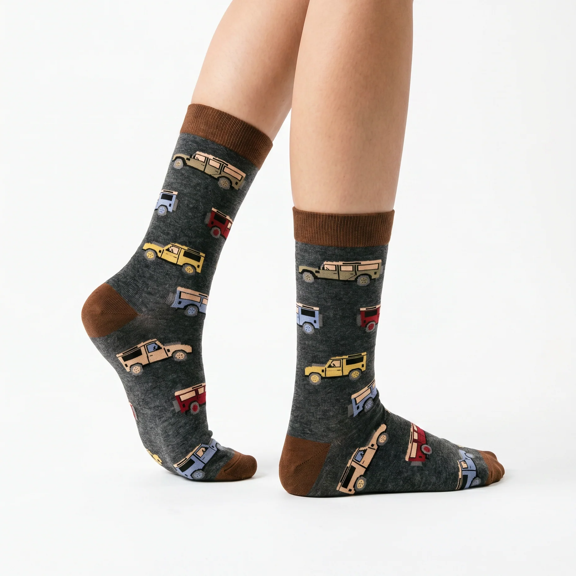 Bamboo Socks - Vintage Car Socks - Off Roader - Image 4