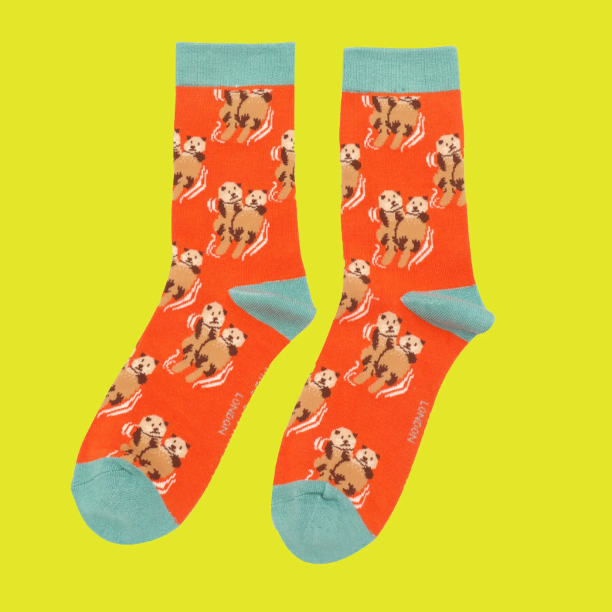 Otters Bamboo Socks - Miss Sparrow - Image 11