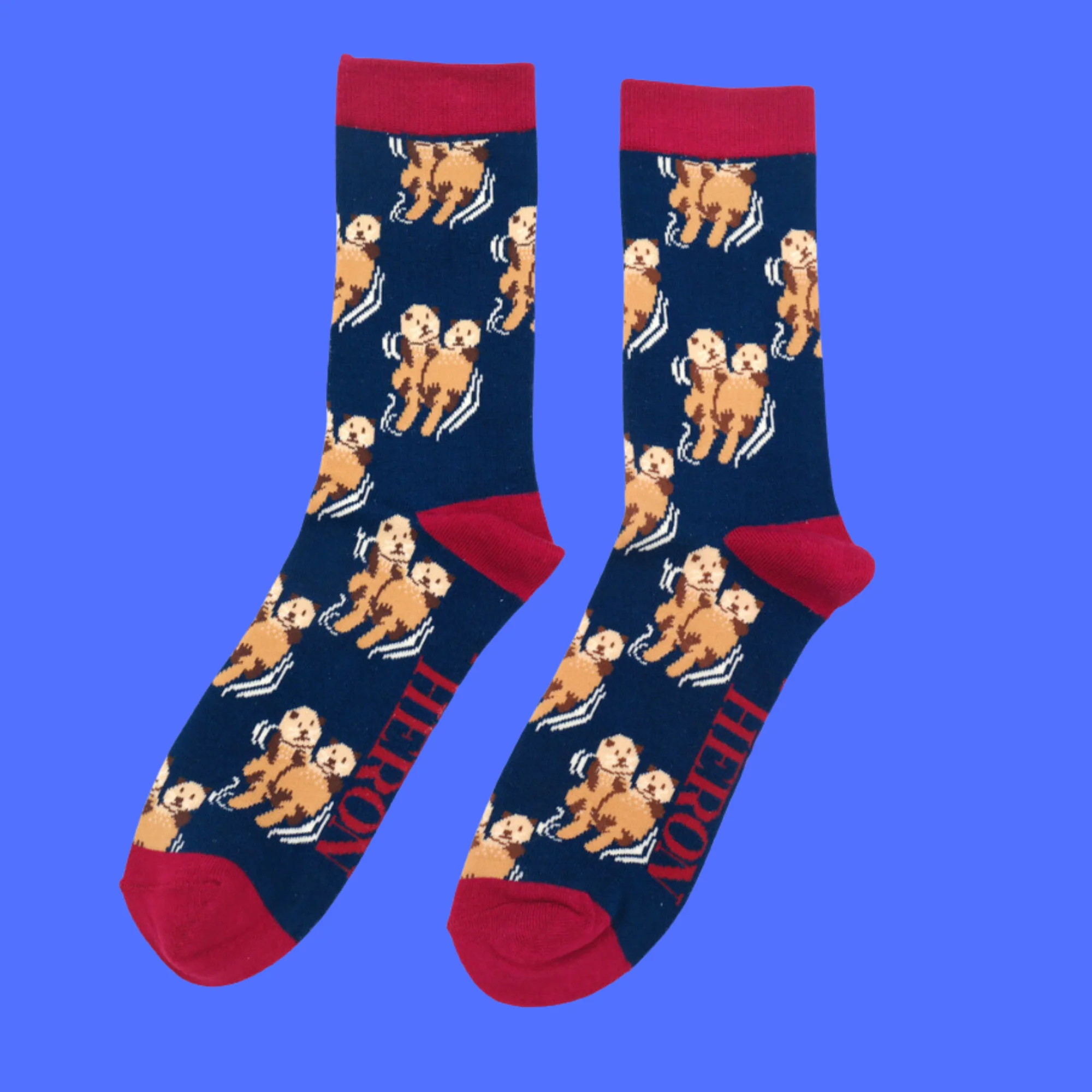 Otters Bamboo Socks - Miss Sparrow - Image 8