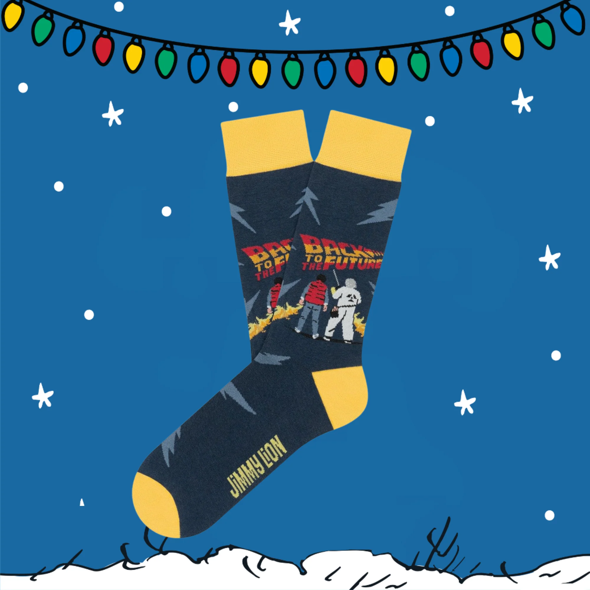 Back to the Future Outatime Socks - Image 2