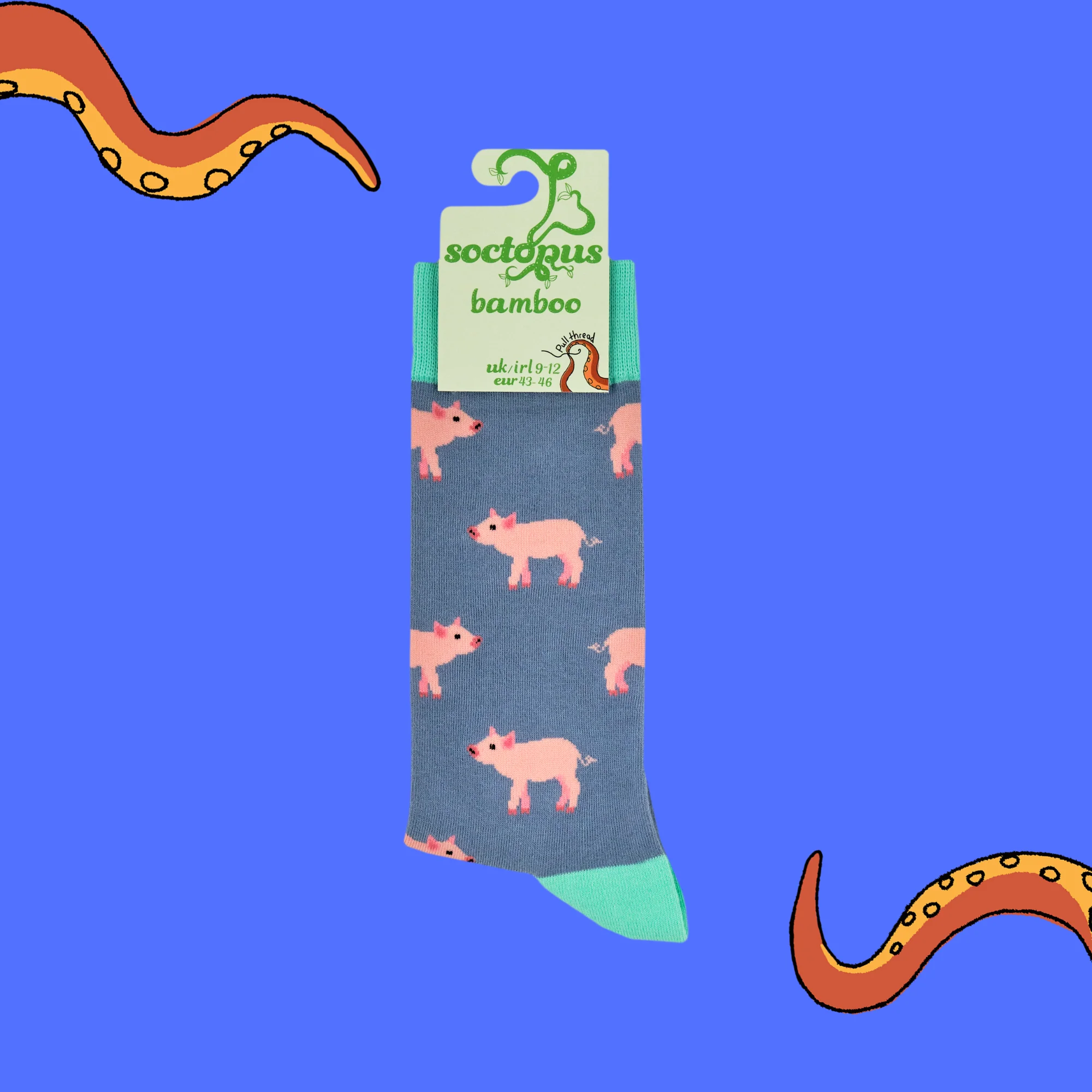 Bamboo Socks - Piglets - Image 7
