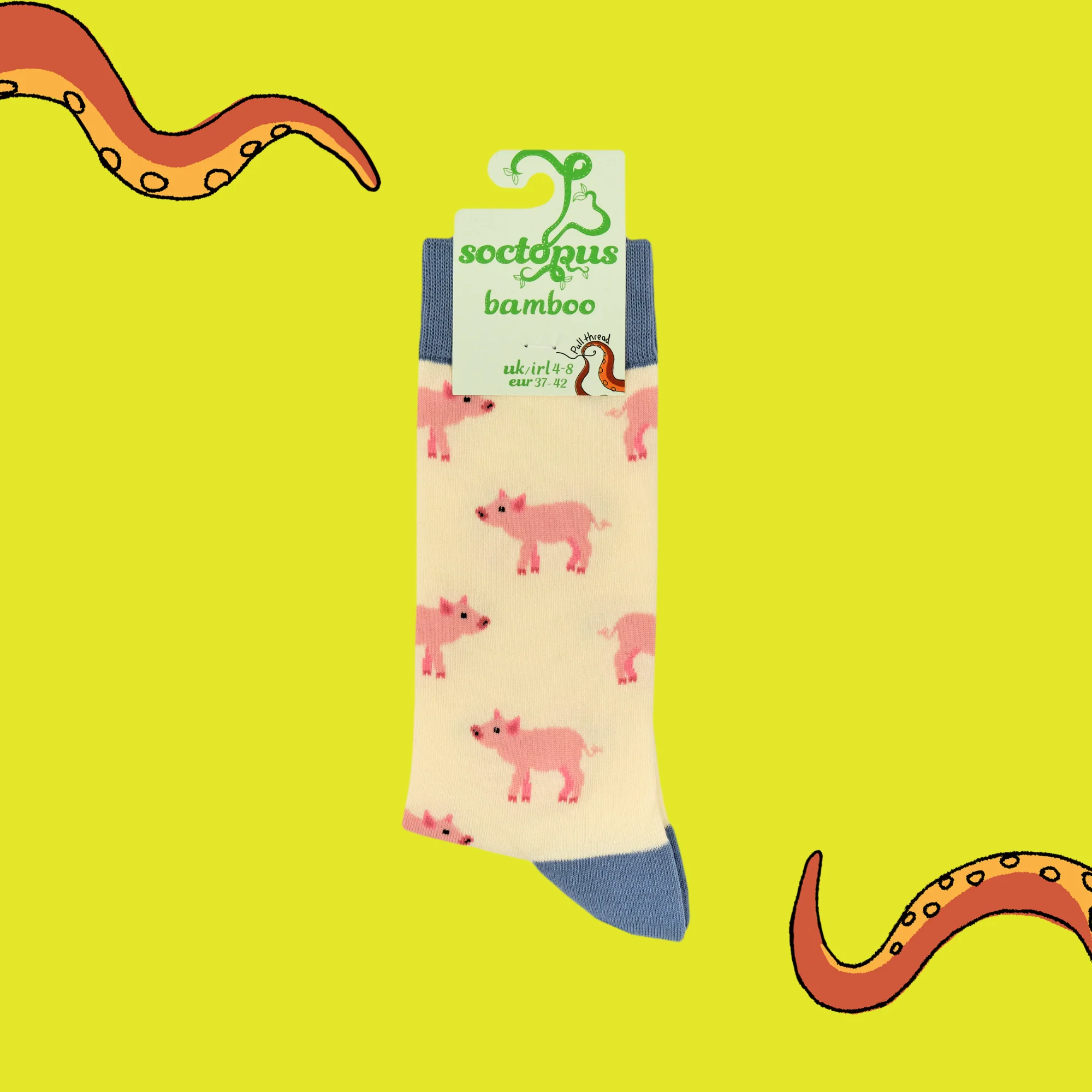 Bamboo Socks - Piglets - Image 8