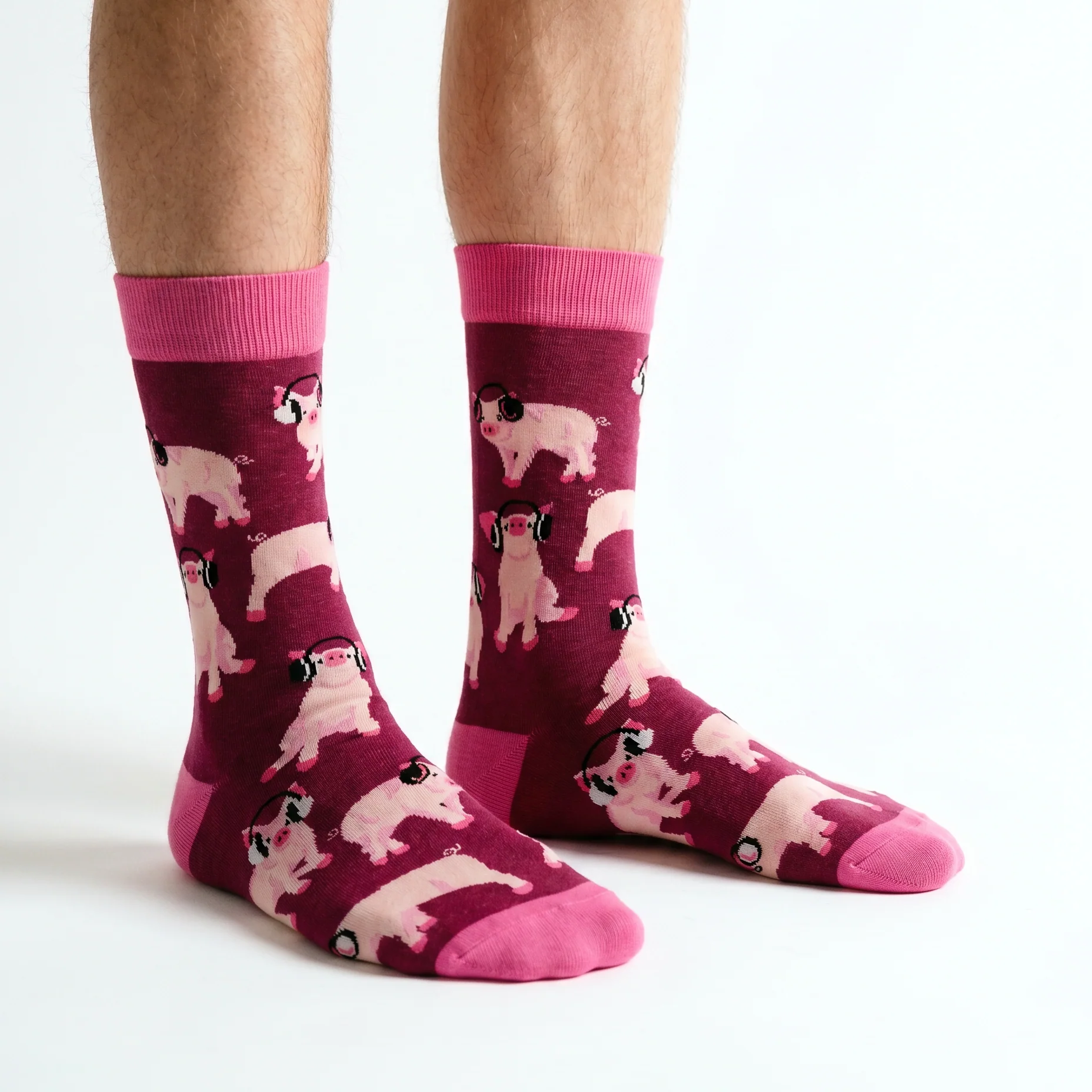 Pig Socks - Pigs in Headphones - Image 7