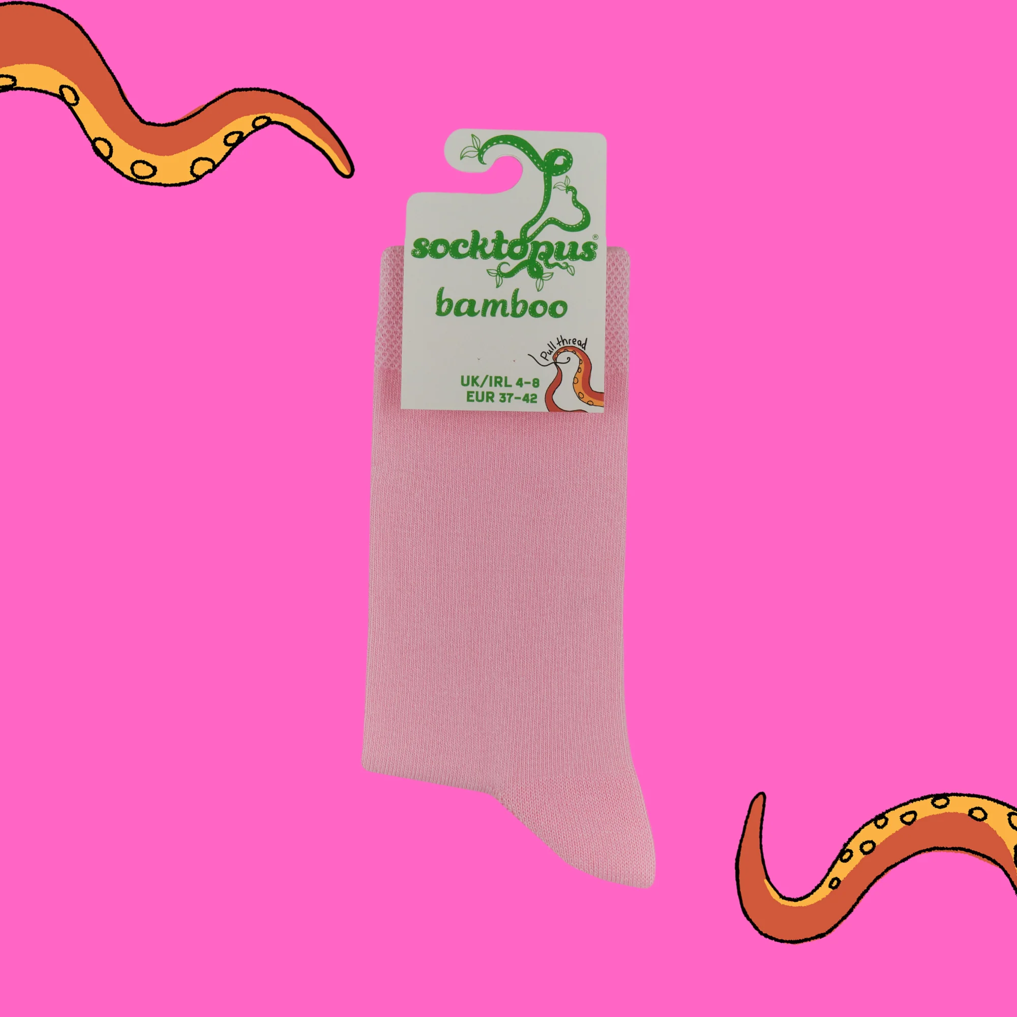 Bamboo Socks - Socktails - Pink Lemonade - PINK - Image 4