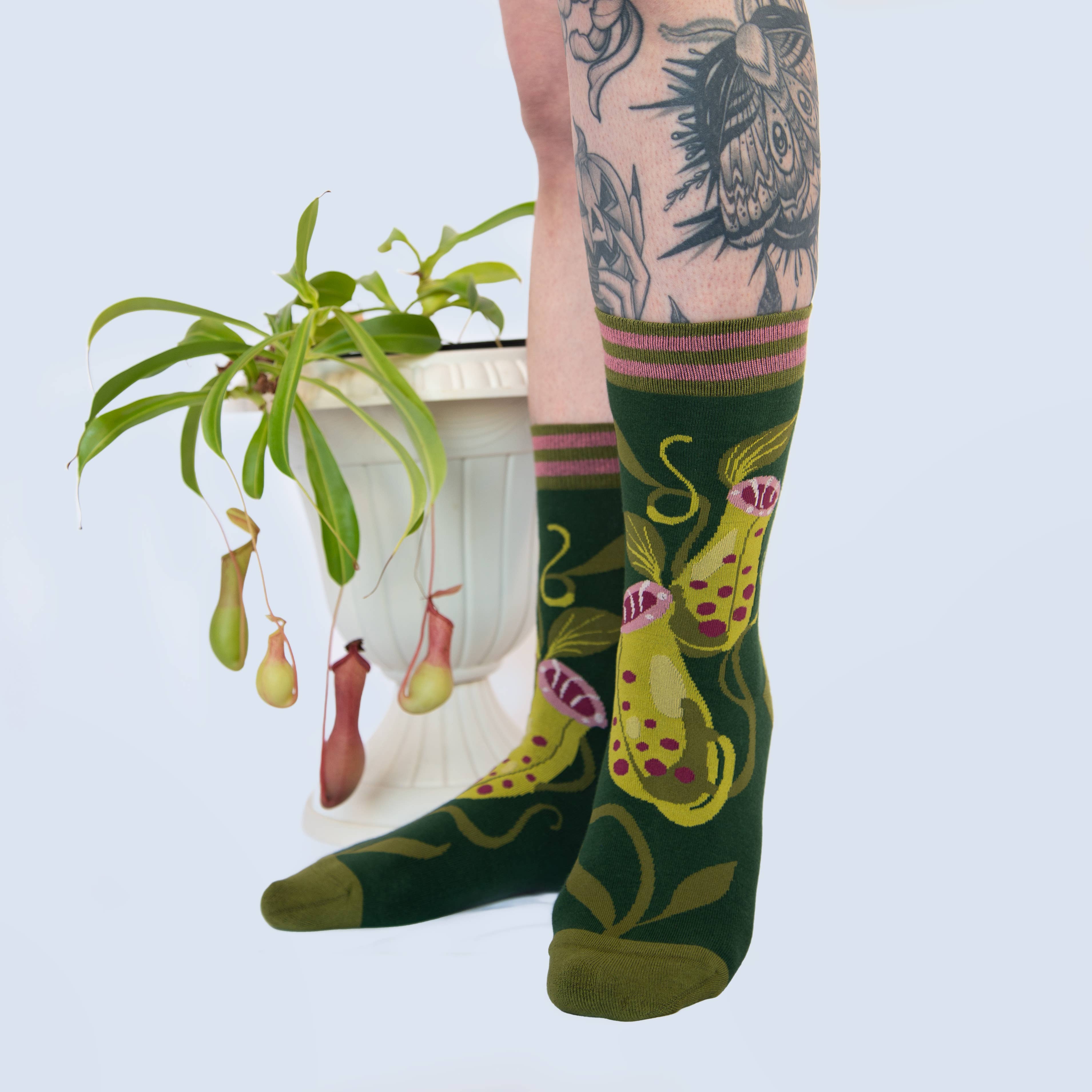 Pitcher Plant Crew Socks - Image 5