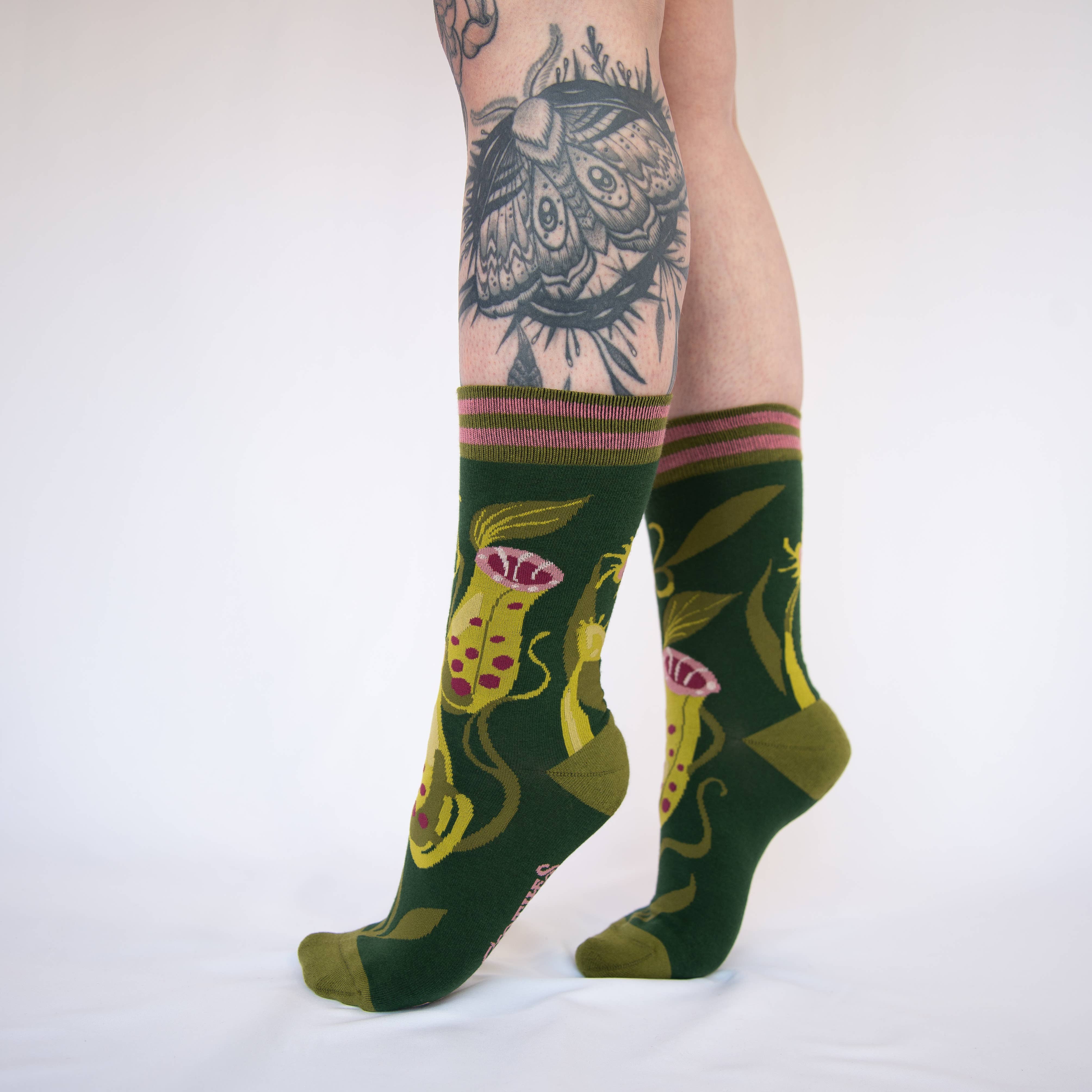 Pitcher Plant Crew Socks - Image 6