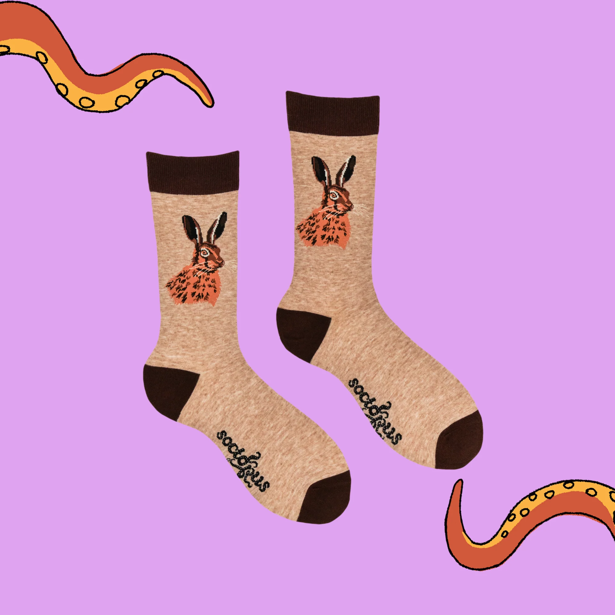 Hare Socks - Socktopus X Robert E. Fuller - Image 3