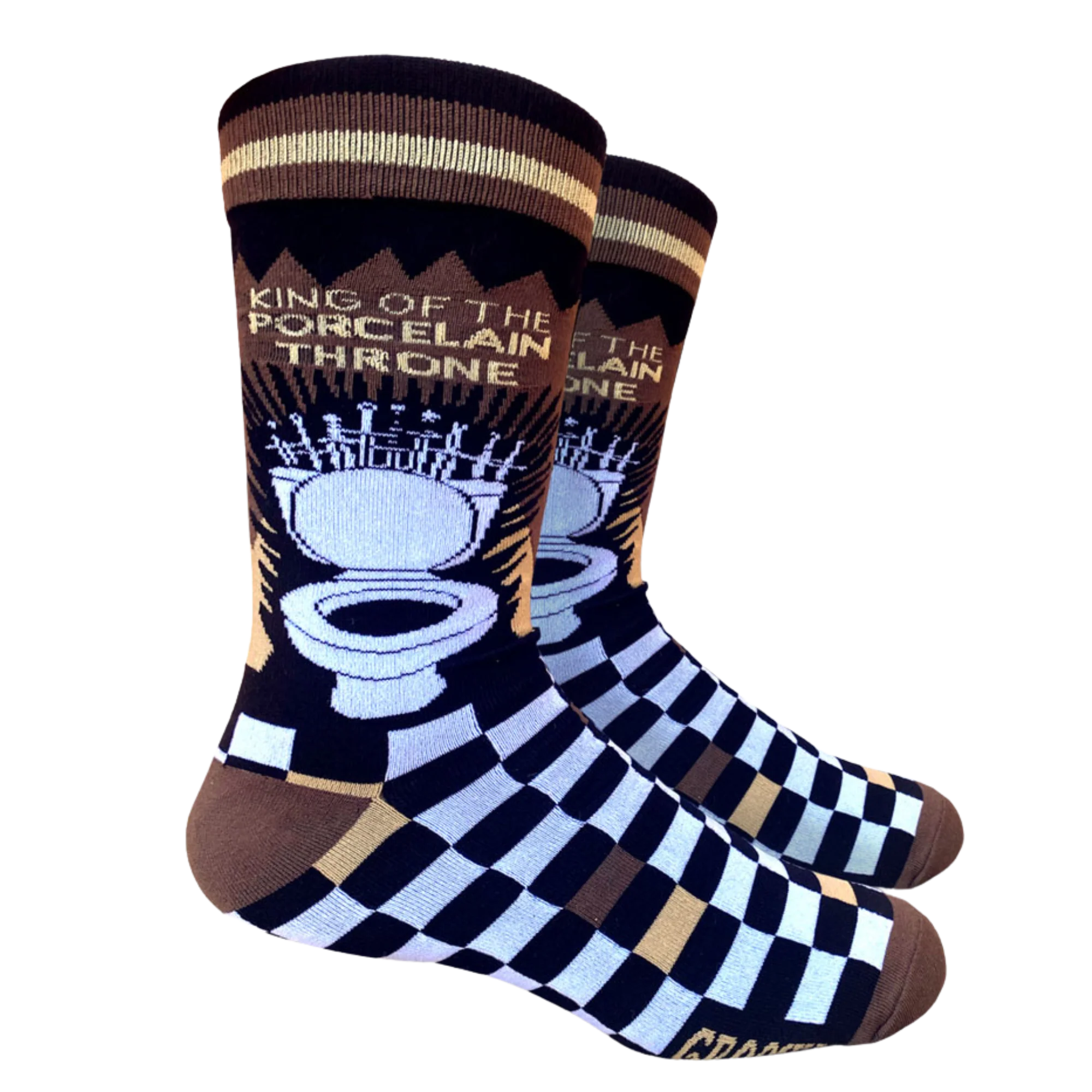 King of the Porcelain Throne Socks - Large