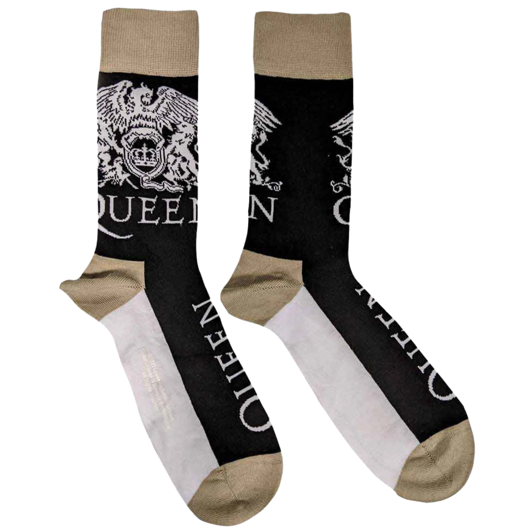 Queen Crests and Logo Socks