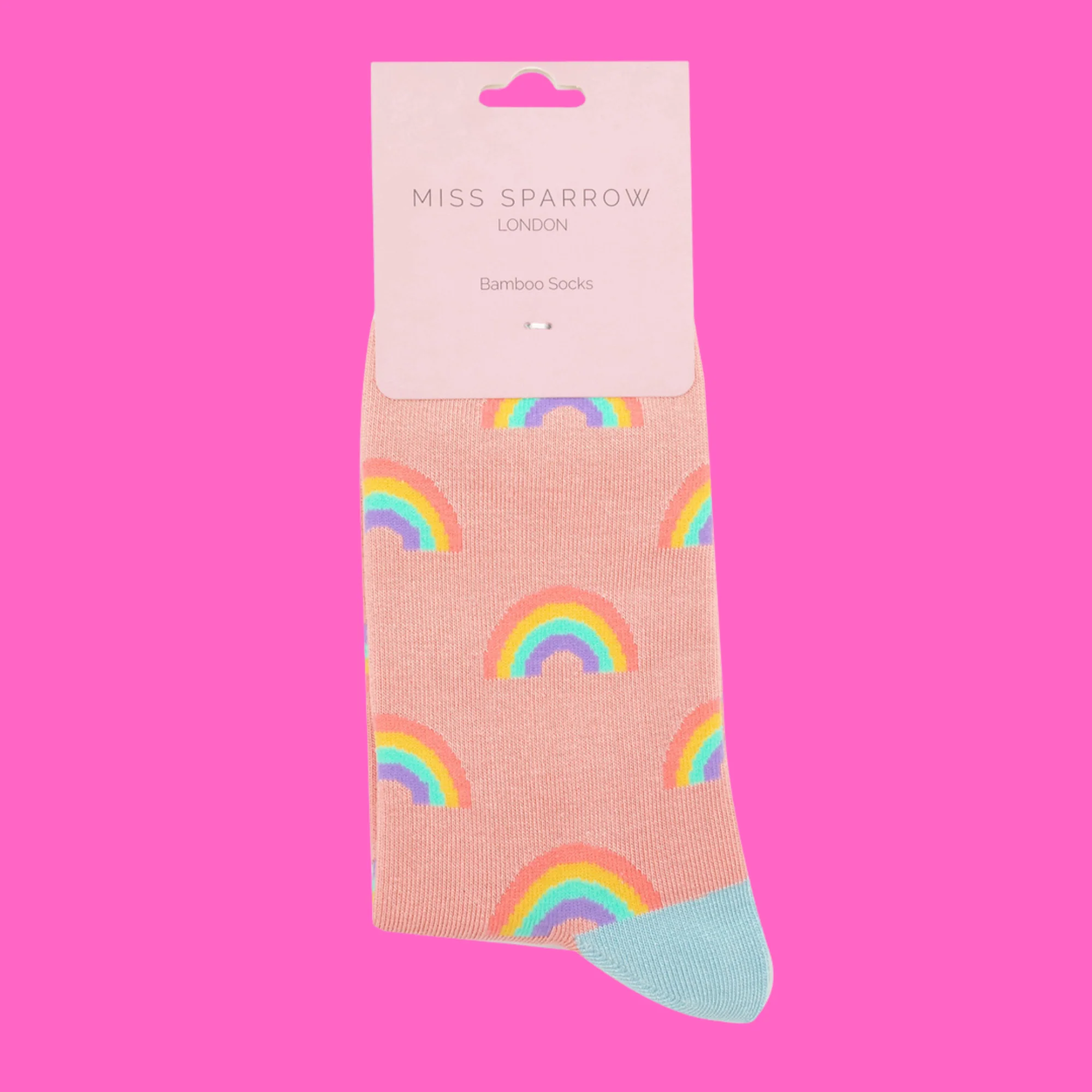 Rainbows Bamboo Socks - Miss Sparrow - Image 11