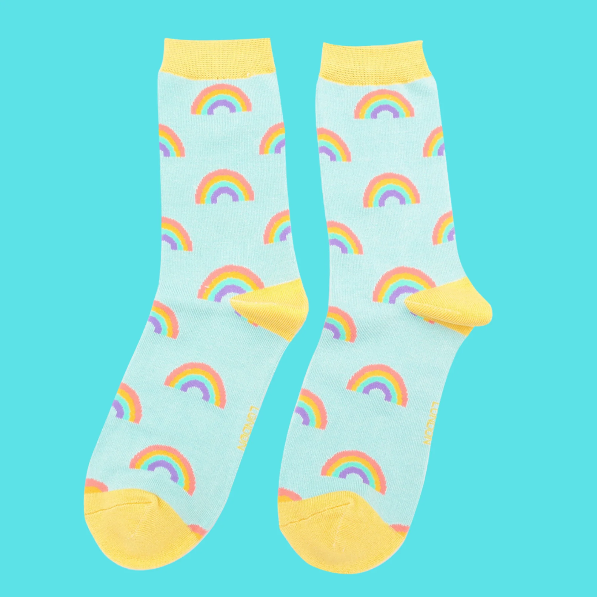 Rainbows Bamboo Socks - Miss Sparrow - Image 5