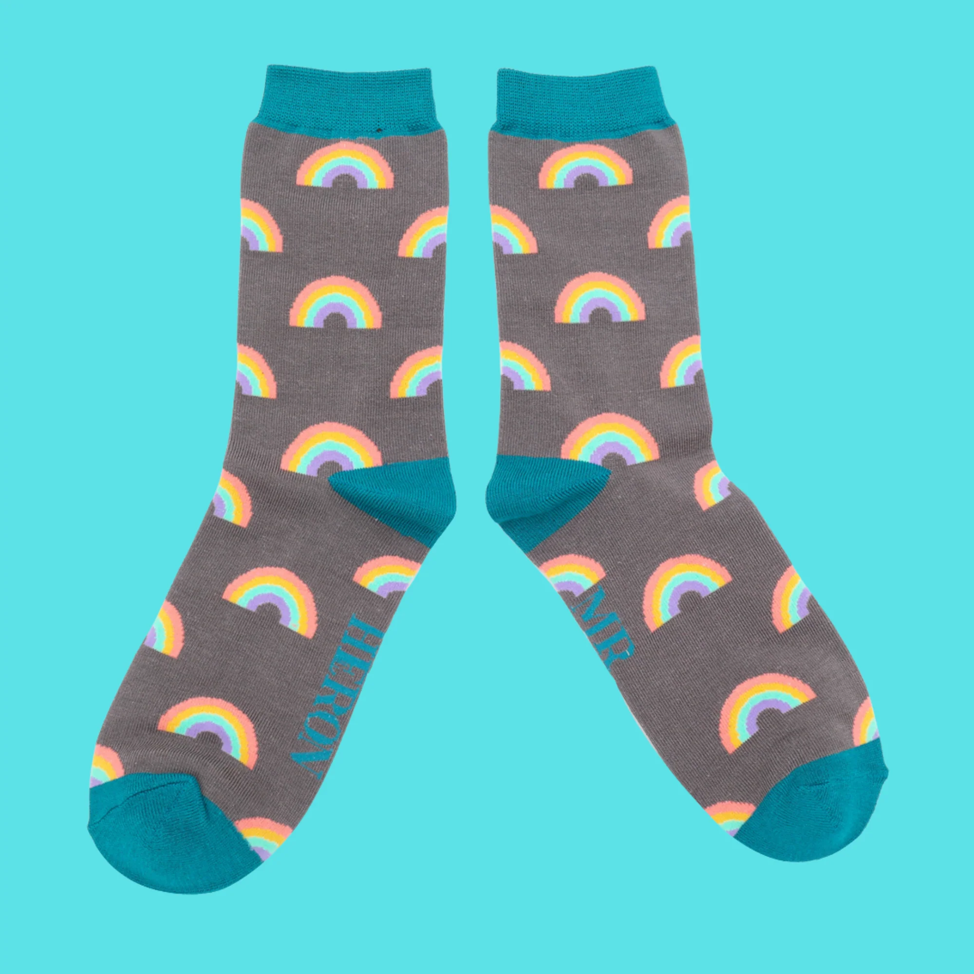 Rainbows Bamboo Socks - Miss Sparrow - Image 8