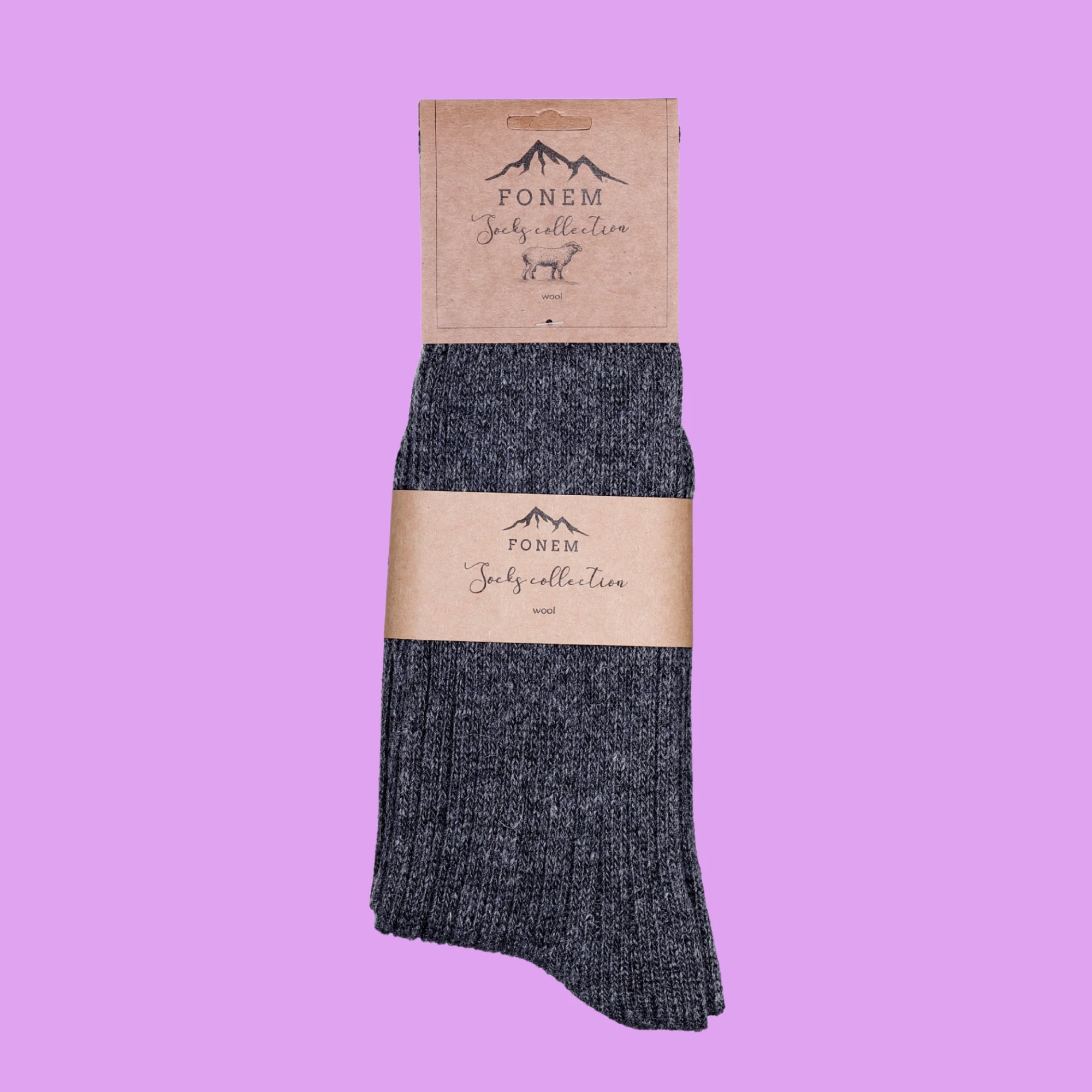 Recycled Wool Crew Socks - Image 4