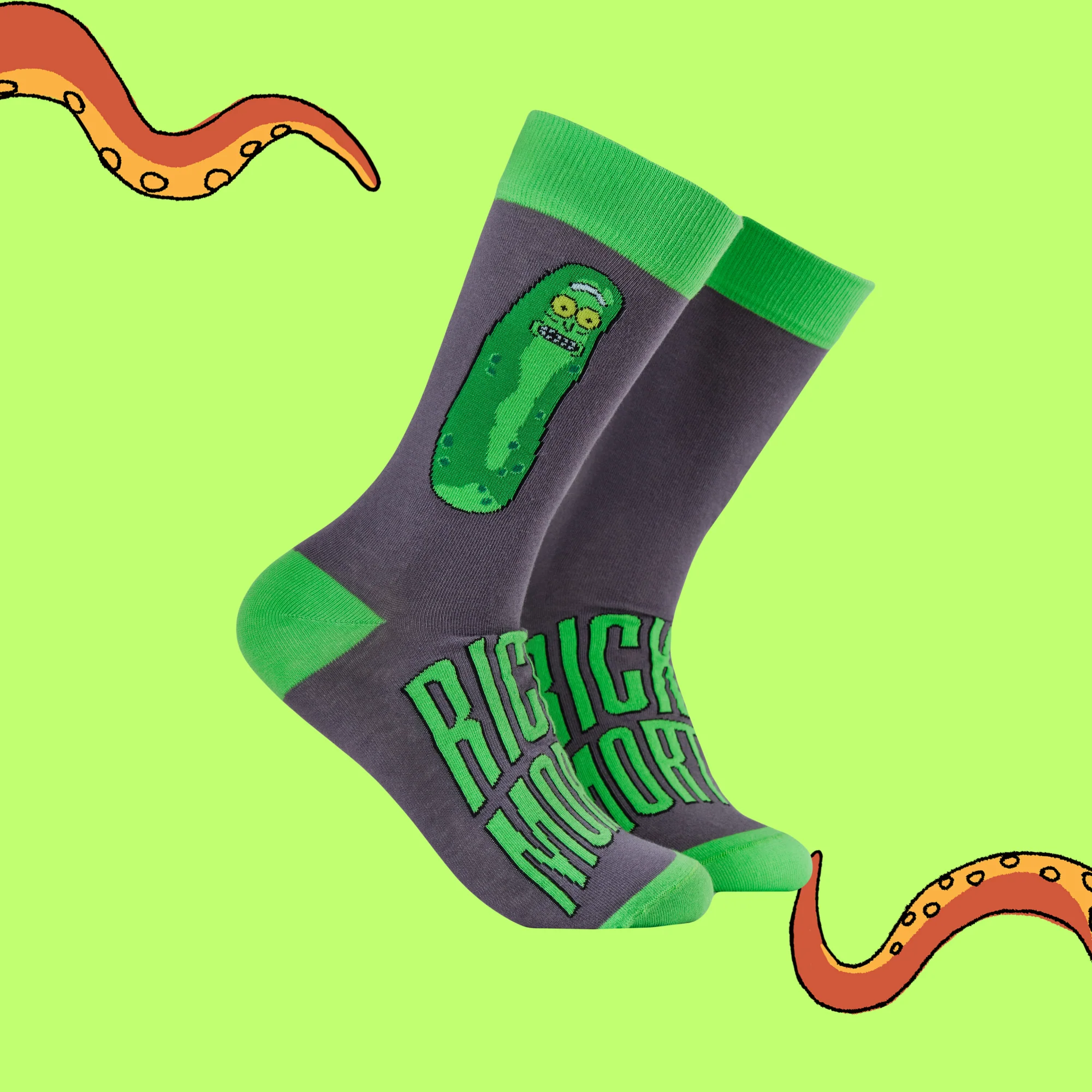 Rick and Morty Socks - Pickle Rick - Image 2