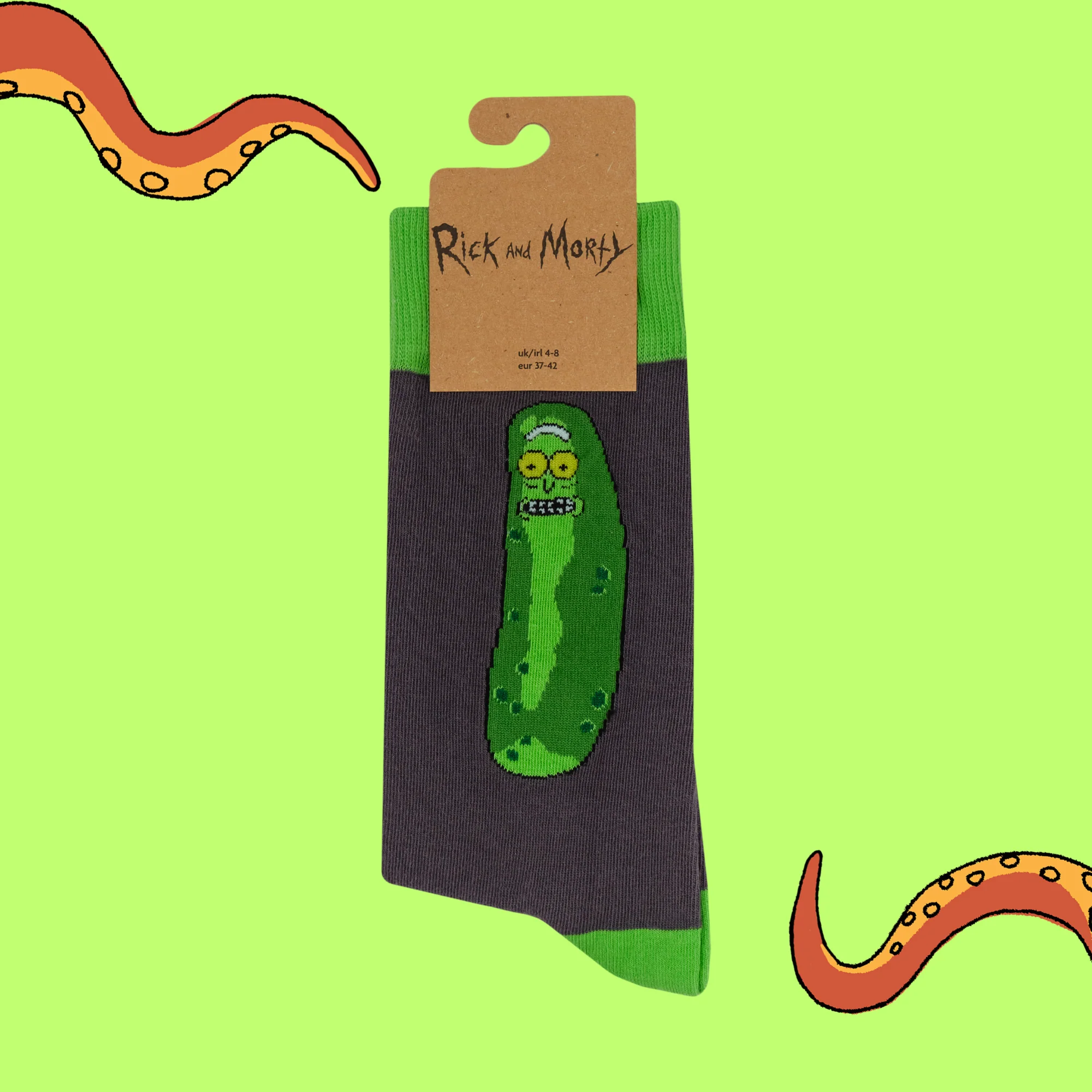 Rick and Morty Socks - Pickle Rick - Image 4