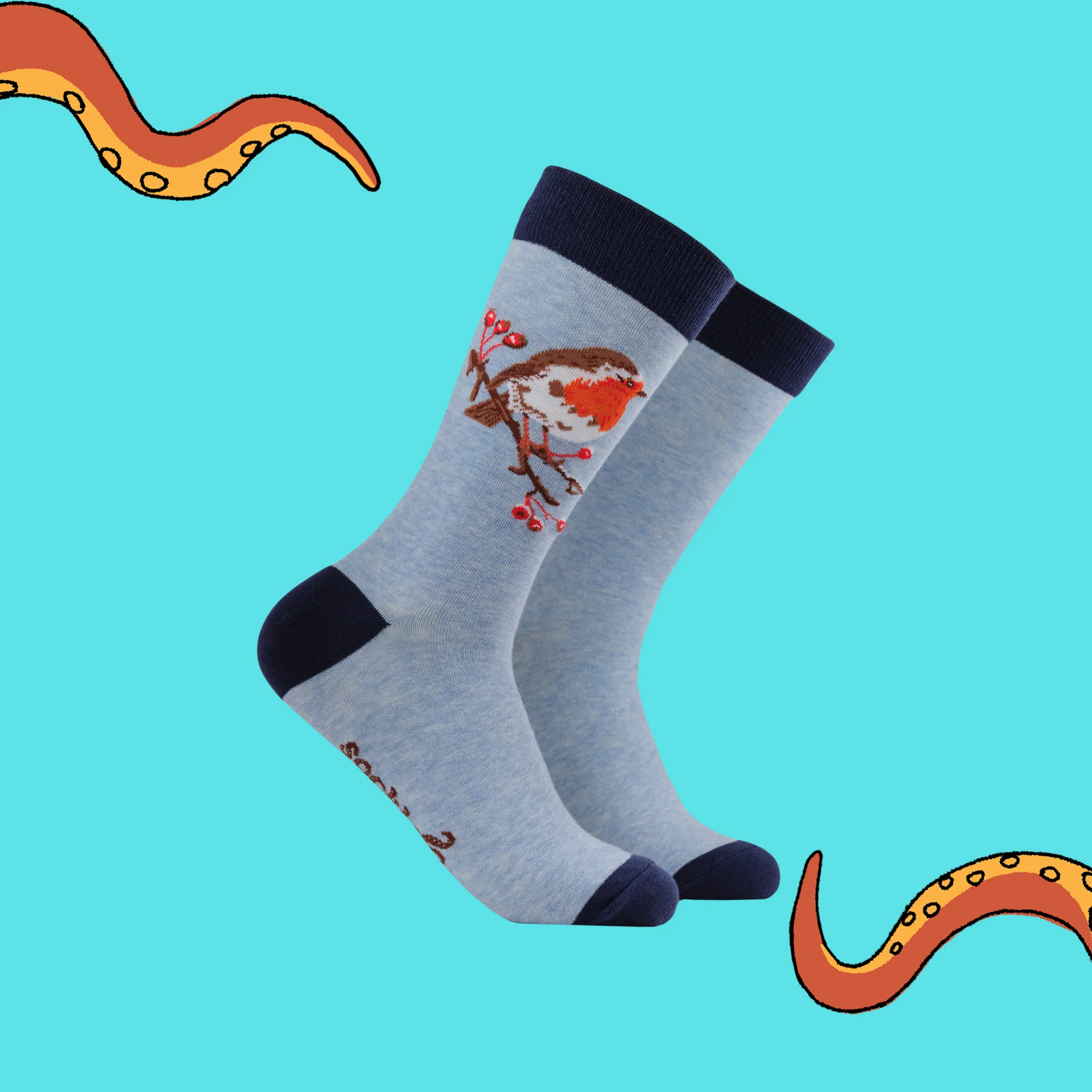 Robin Socks - Socktopus X Robert E Fuller - Image 3