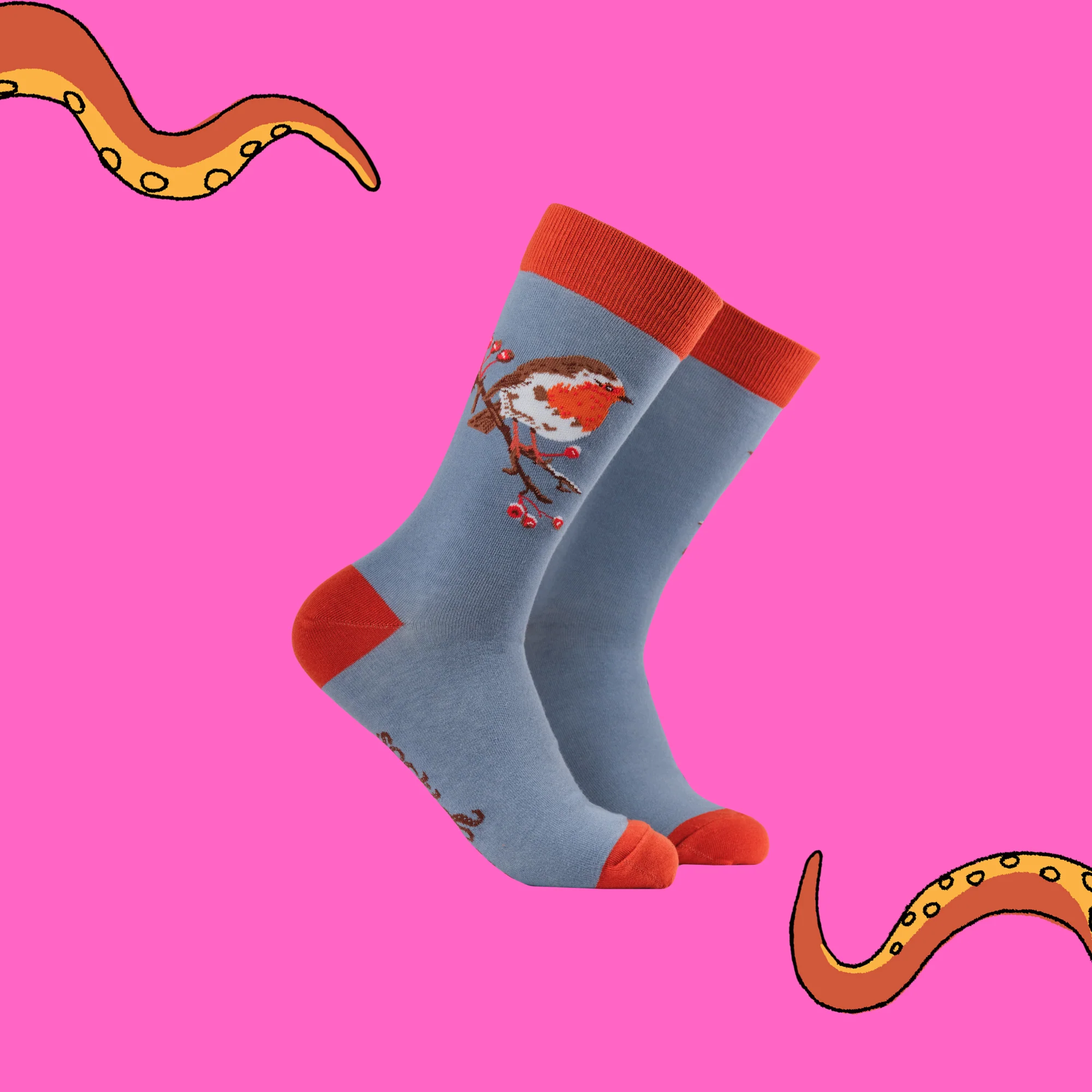 Robin Socks - Socktopus X Robert E Fuller - Image 4
