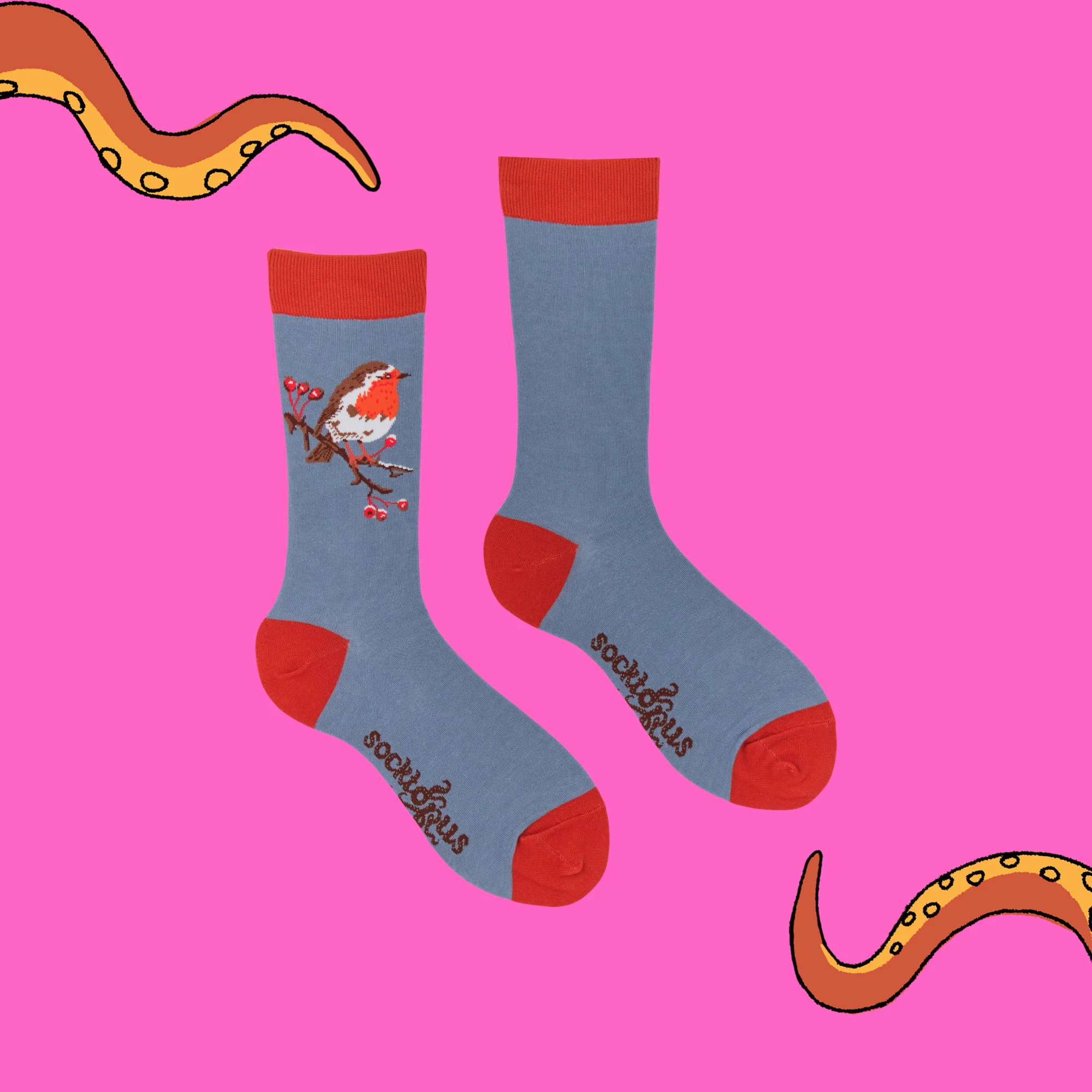 Robin Socks - Socktopus X Robert E Fuller - Image 5