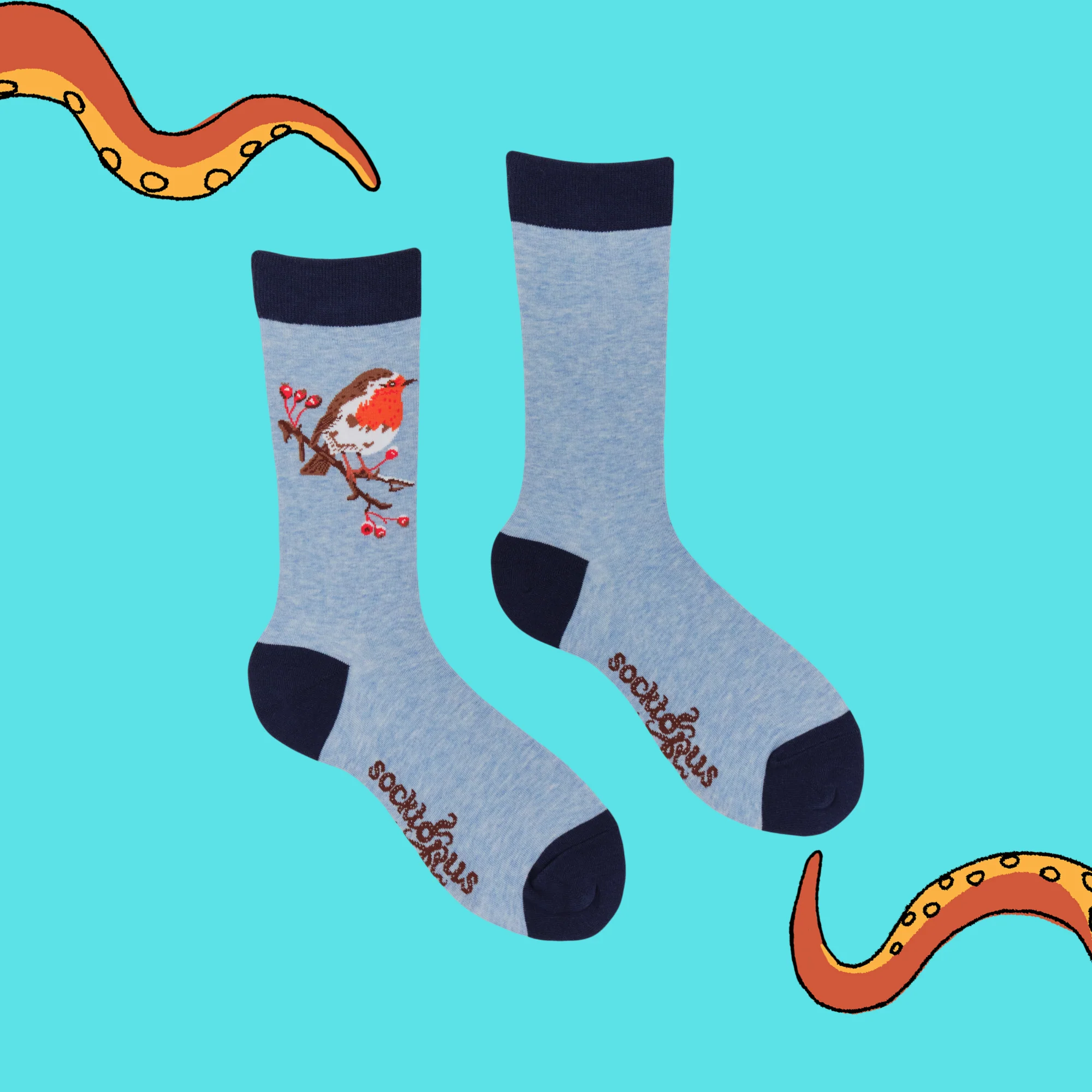 Robin Socks - Socktopus X Robert E Fuller - Image 8