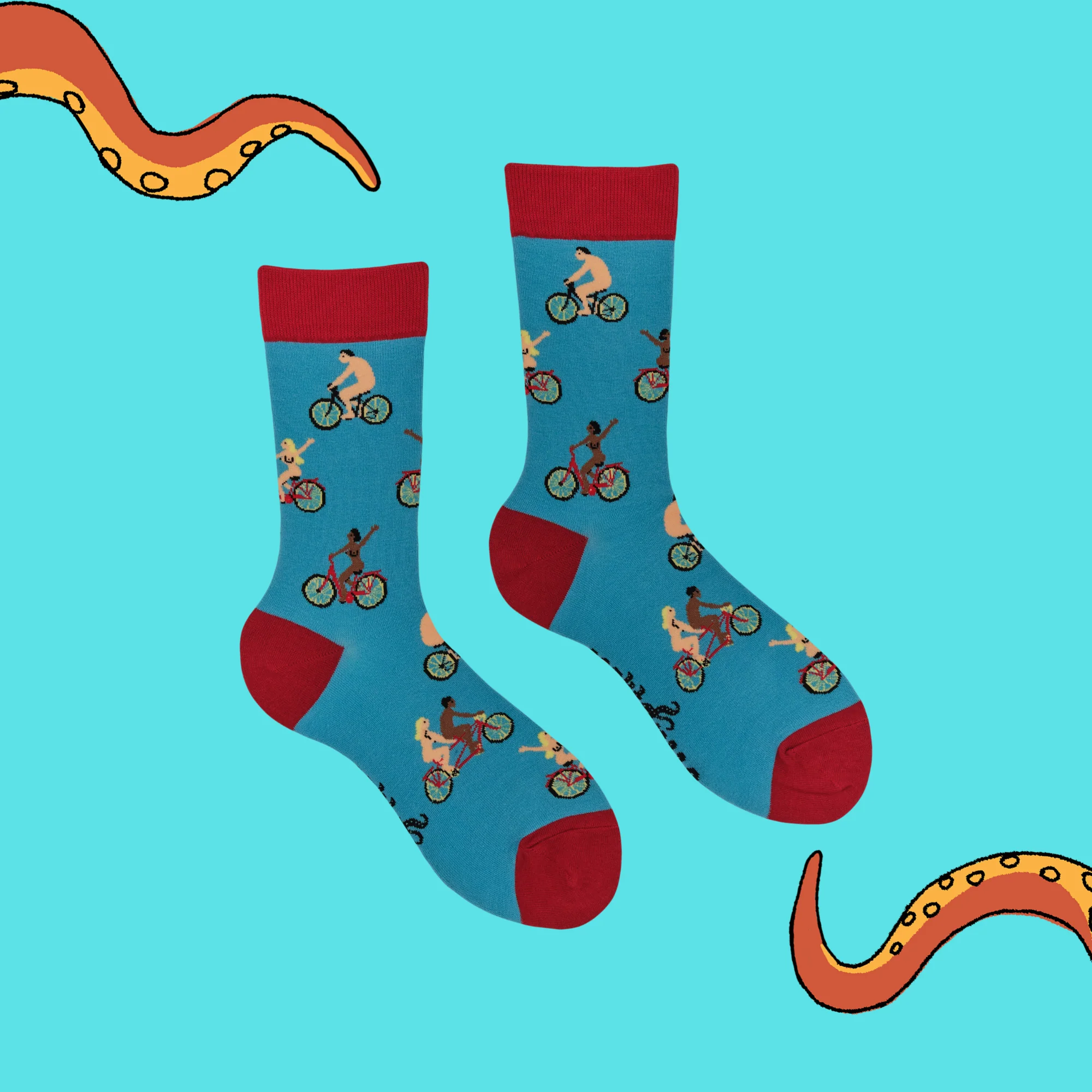 Naked Bike Ride Socks - Saddle Sore - Image 3