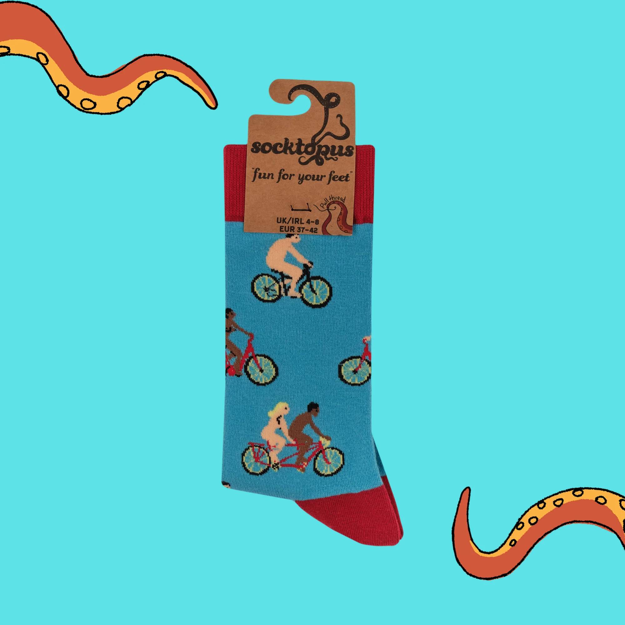 Naked Bike Ride Socks - Saddle Sore - Image 4