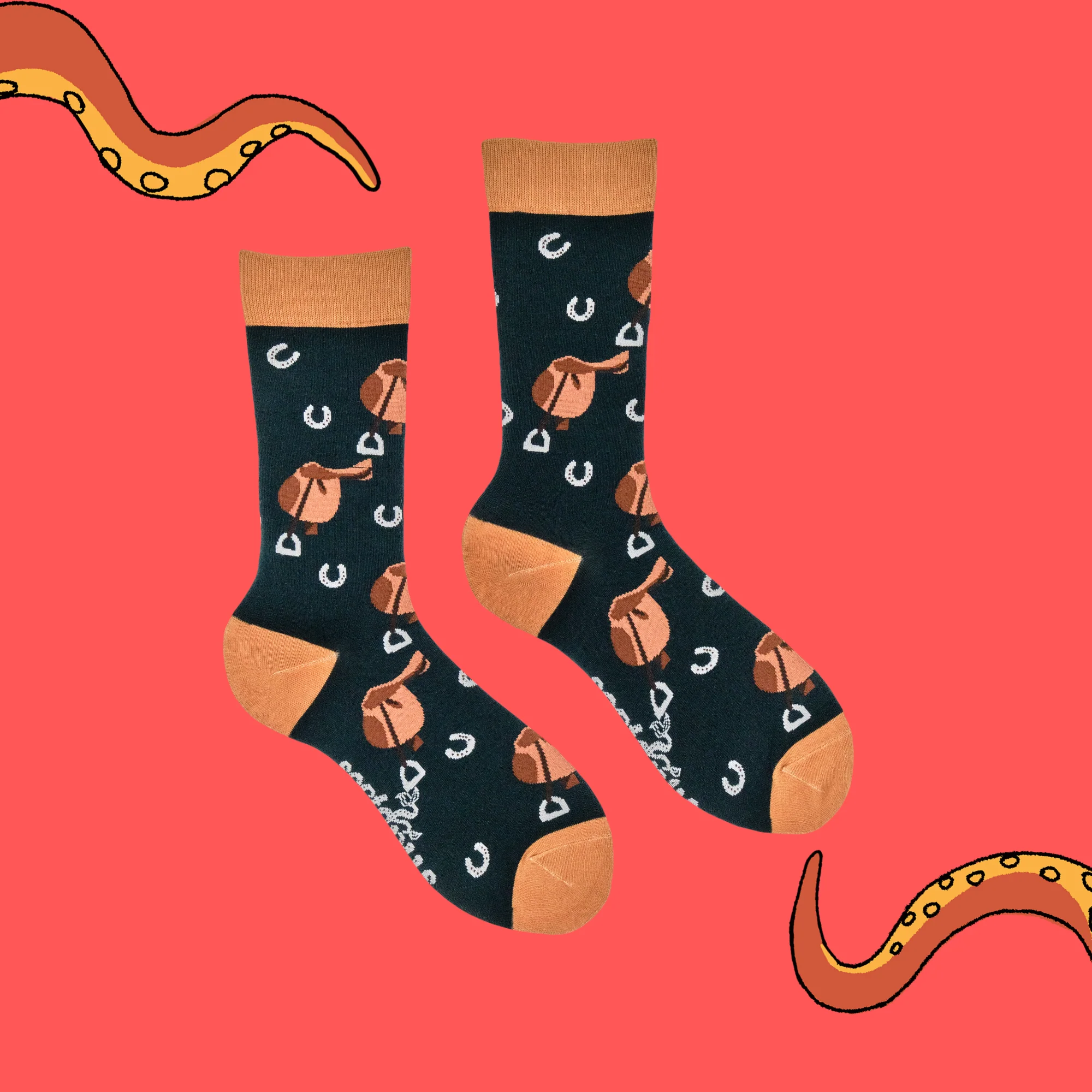 Bamboo Socks - Saddles - Image 3