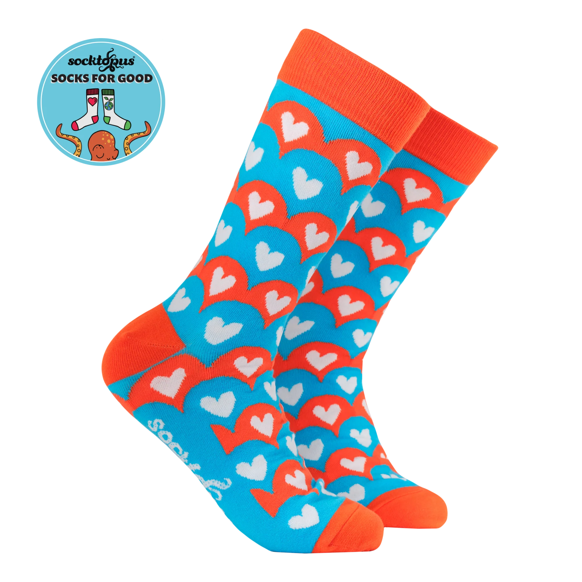 Hearts Socks - ChemoHero X Socktopus