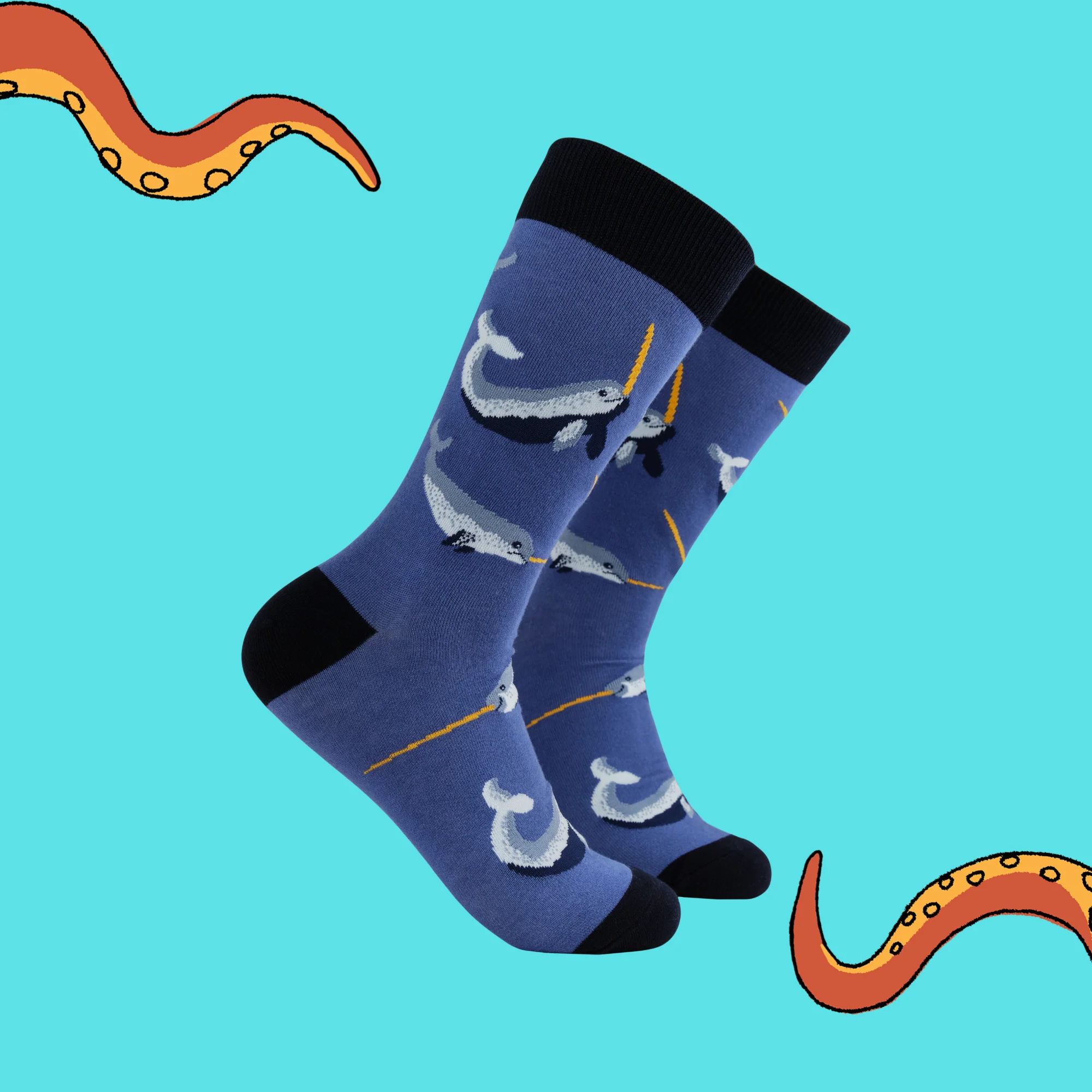Narwhal Socks - Sea Unicorn - Image 3