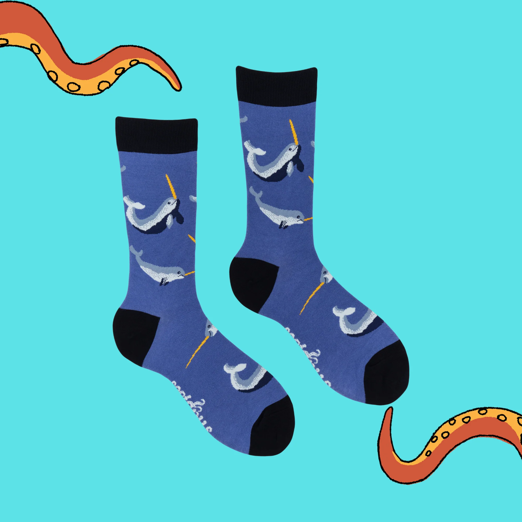 Narwhal Socks - Sea Unicorn - Image 4