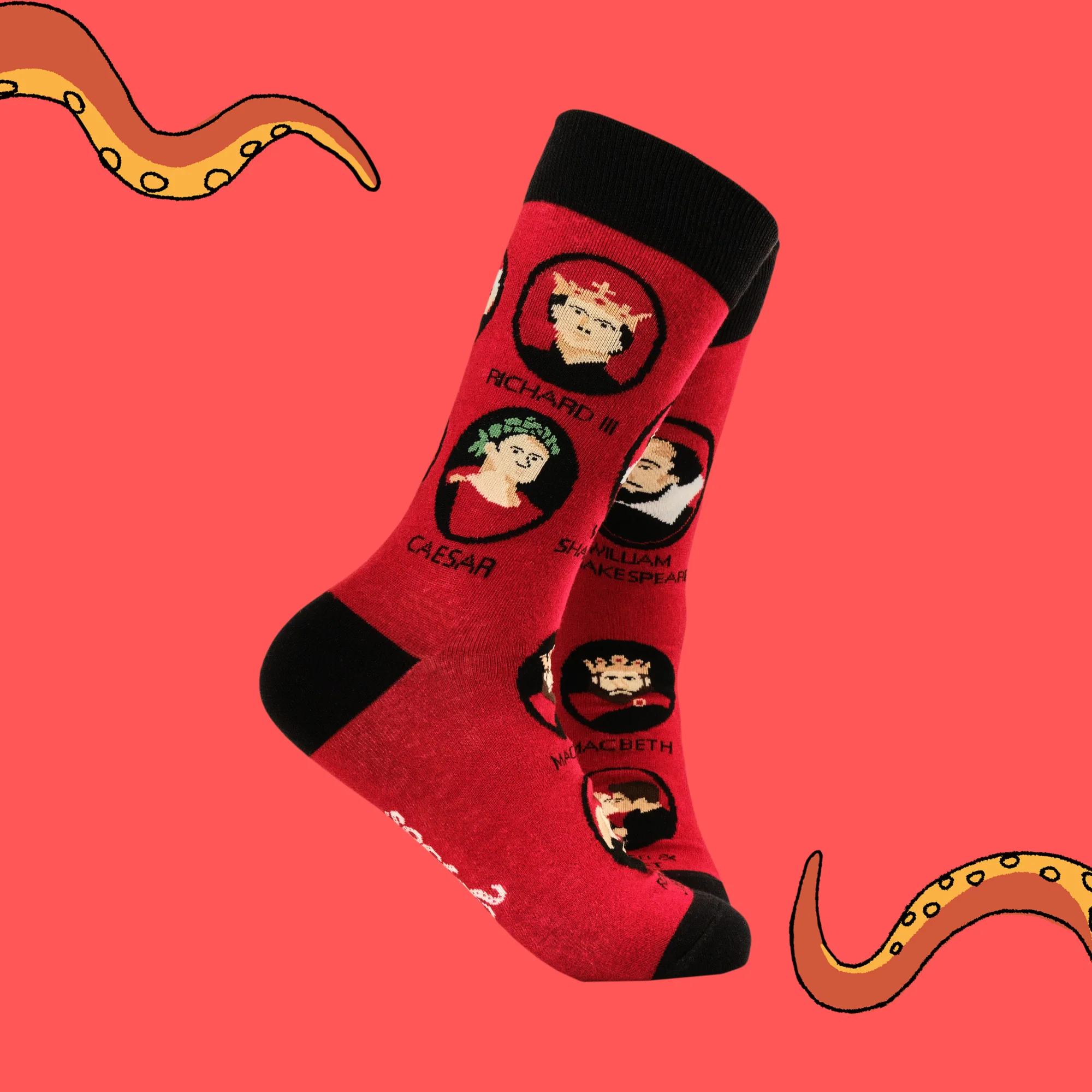 Shakespeare and His Characters Socks - RSC - Image 3