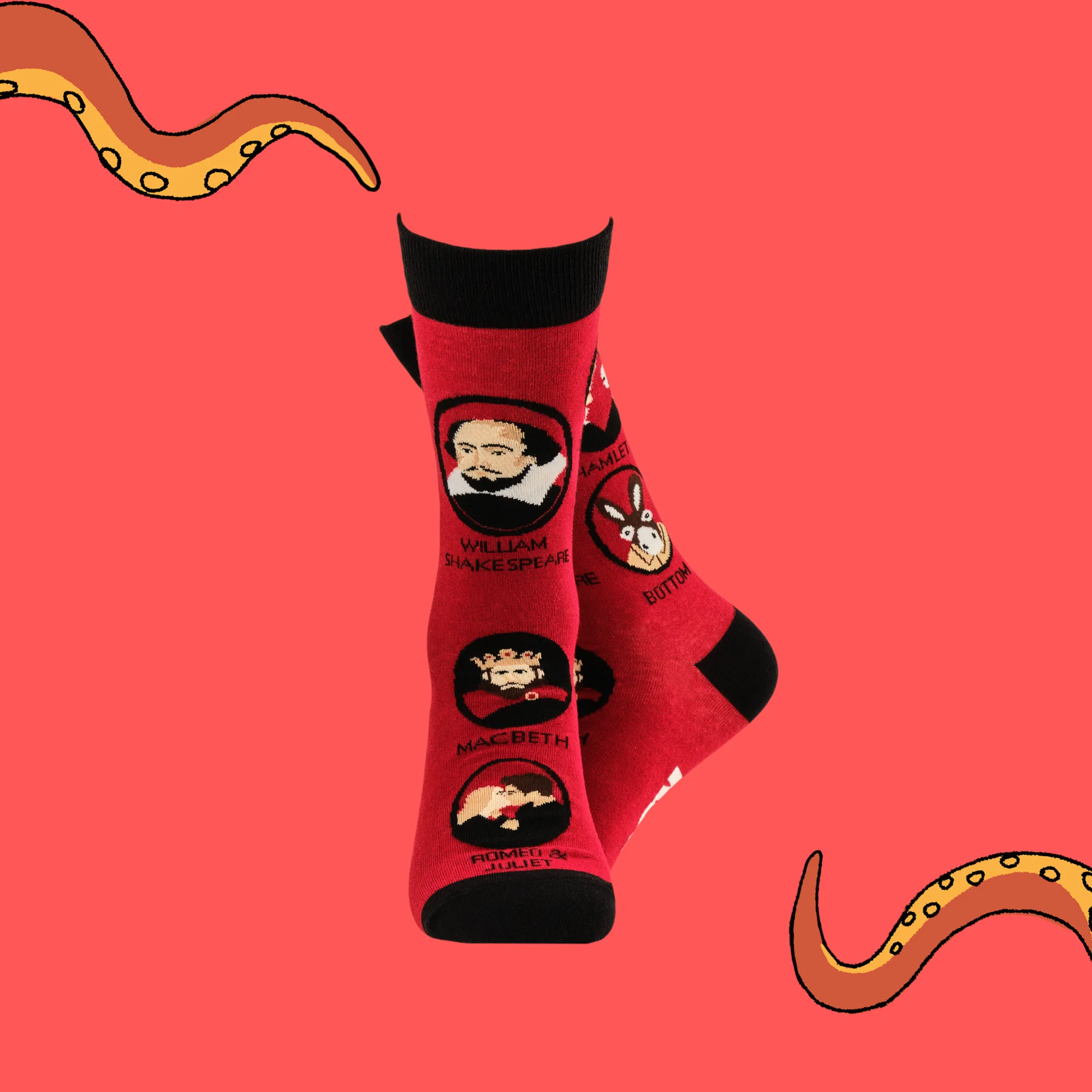 Shakespeare and His Characters Socks - RSC - Image 4