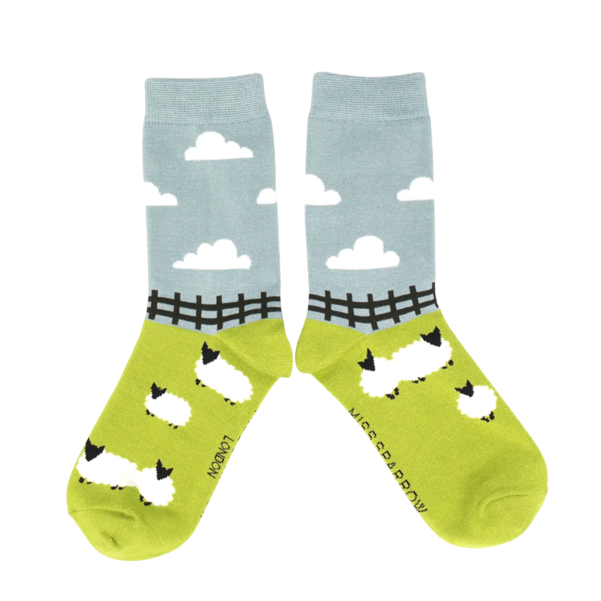 Sheep Meadows Bamboo Socks - Miss Sparrow