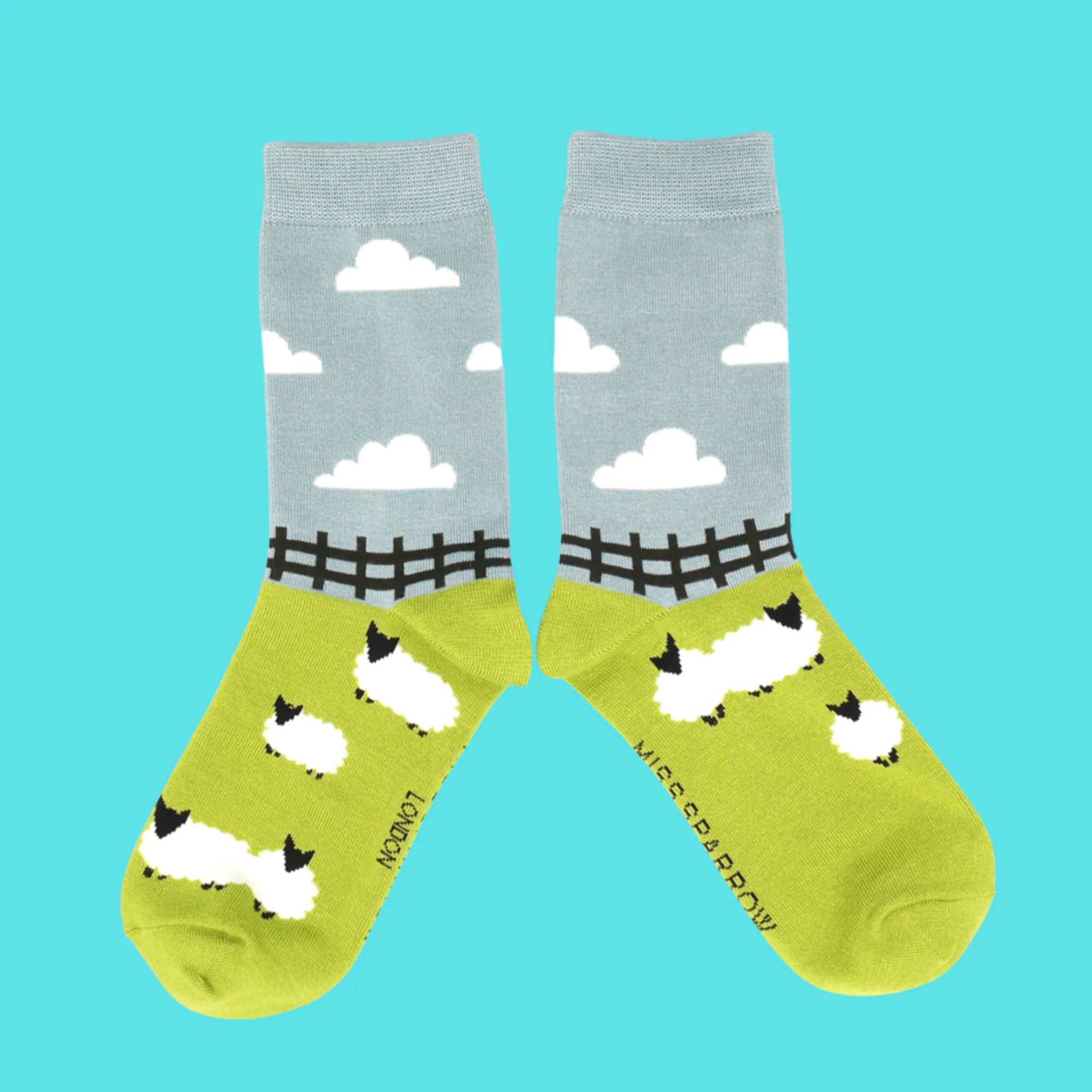 Sheep Meadows Bamboo Socks - Miss Sparrow - Image 3