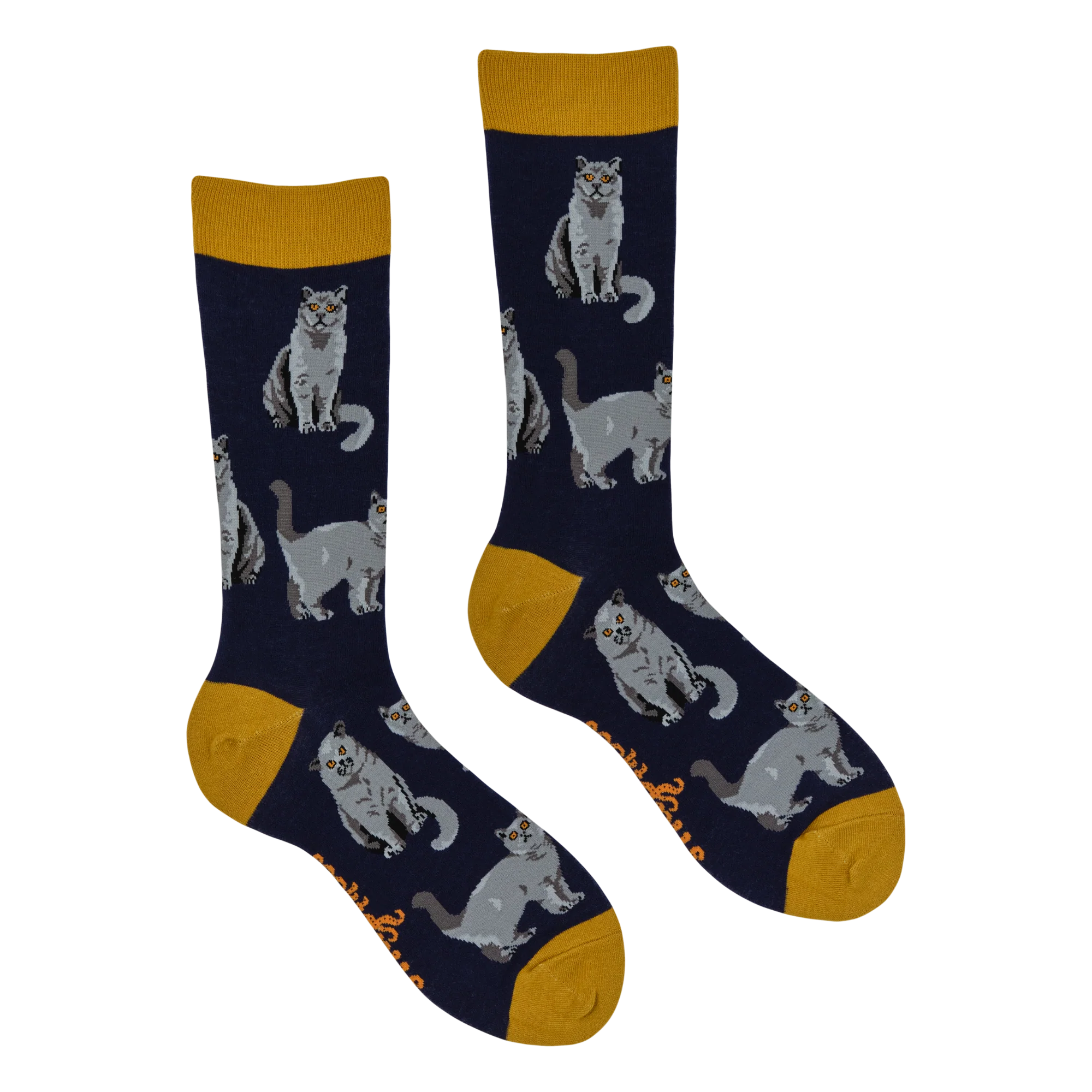British Shorthair Cat Socks - Short Hair Don't Care - Image 9