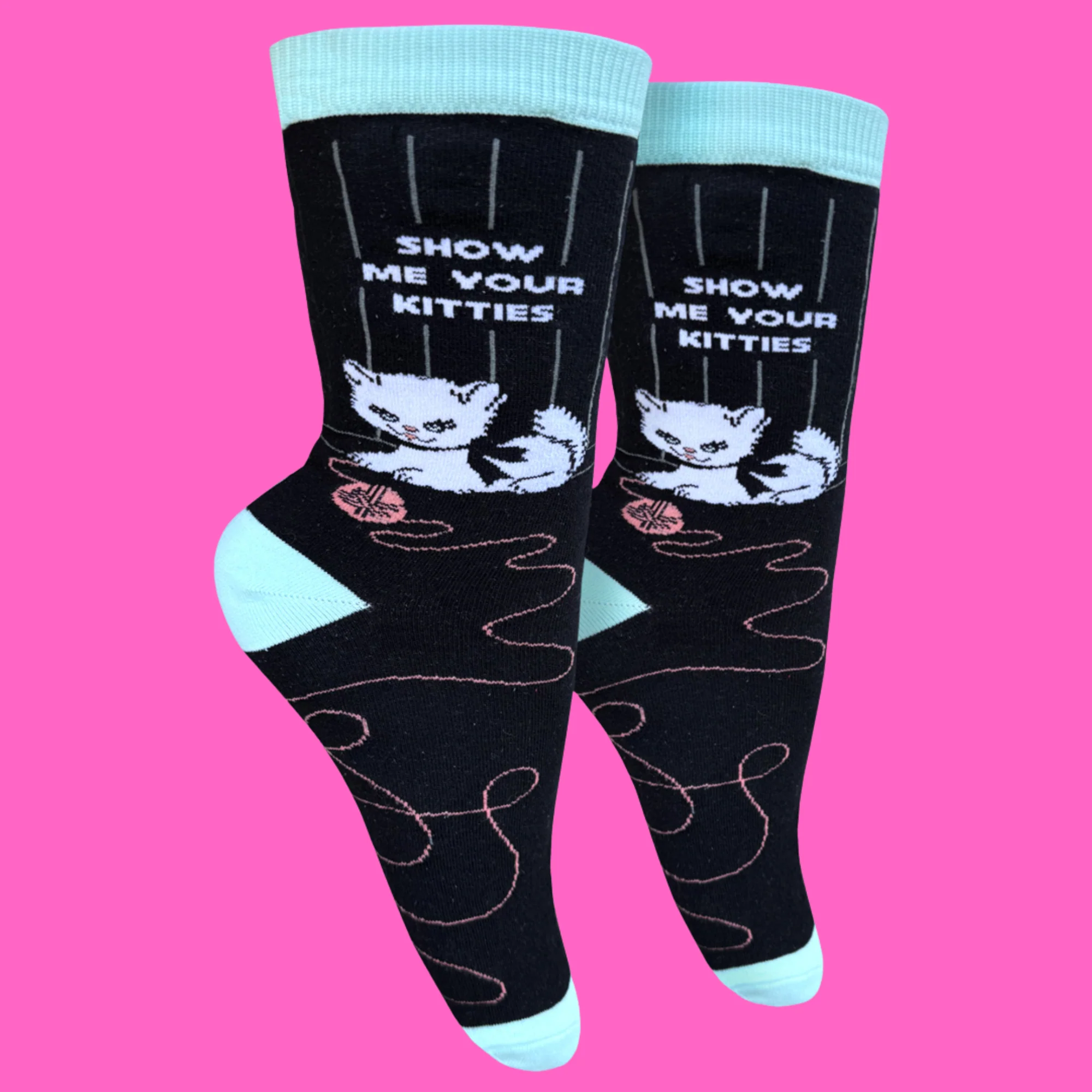 Show Me Your Kitties Socks - Small - Image 2