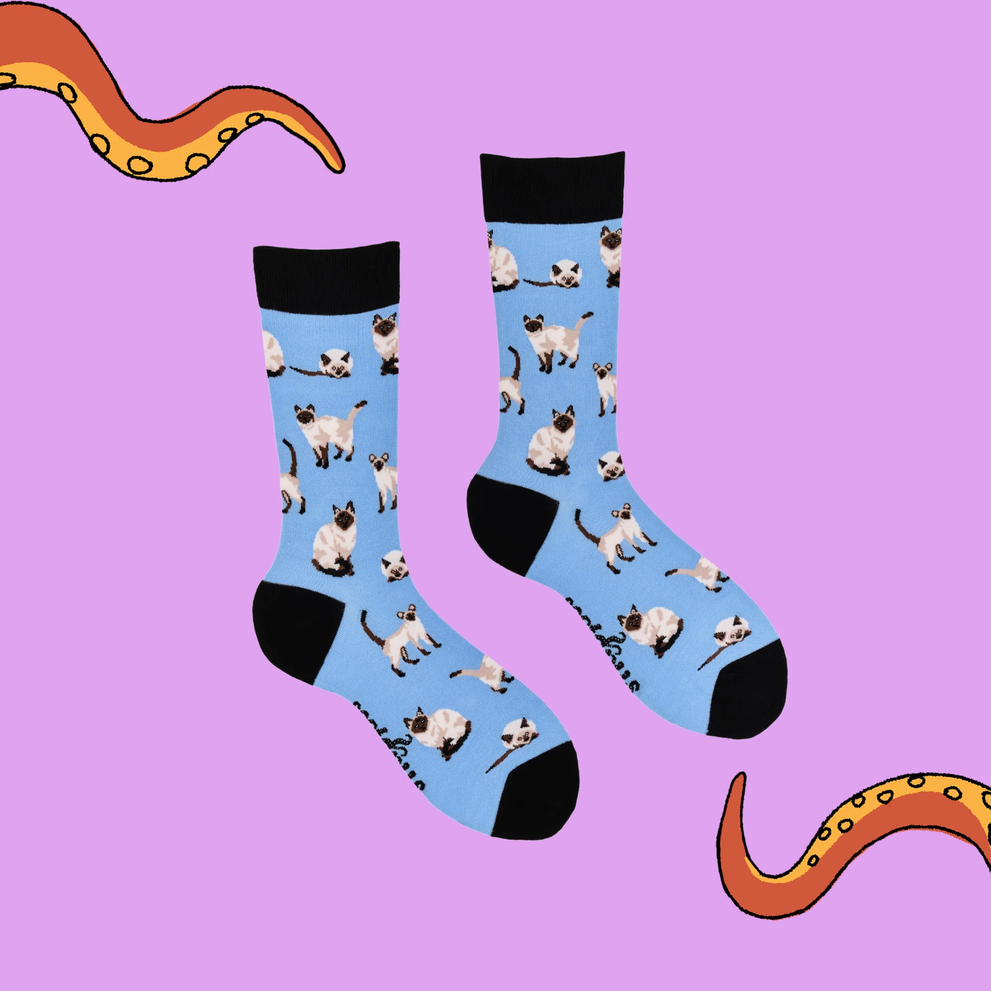 Siamese Cat Socks - Image 3