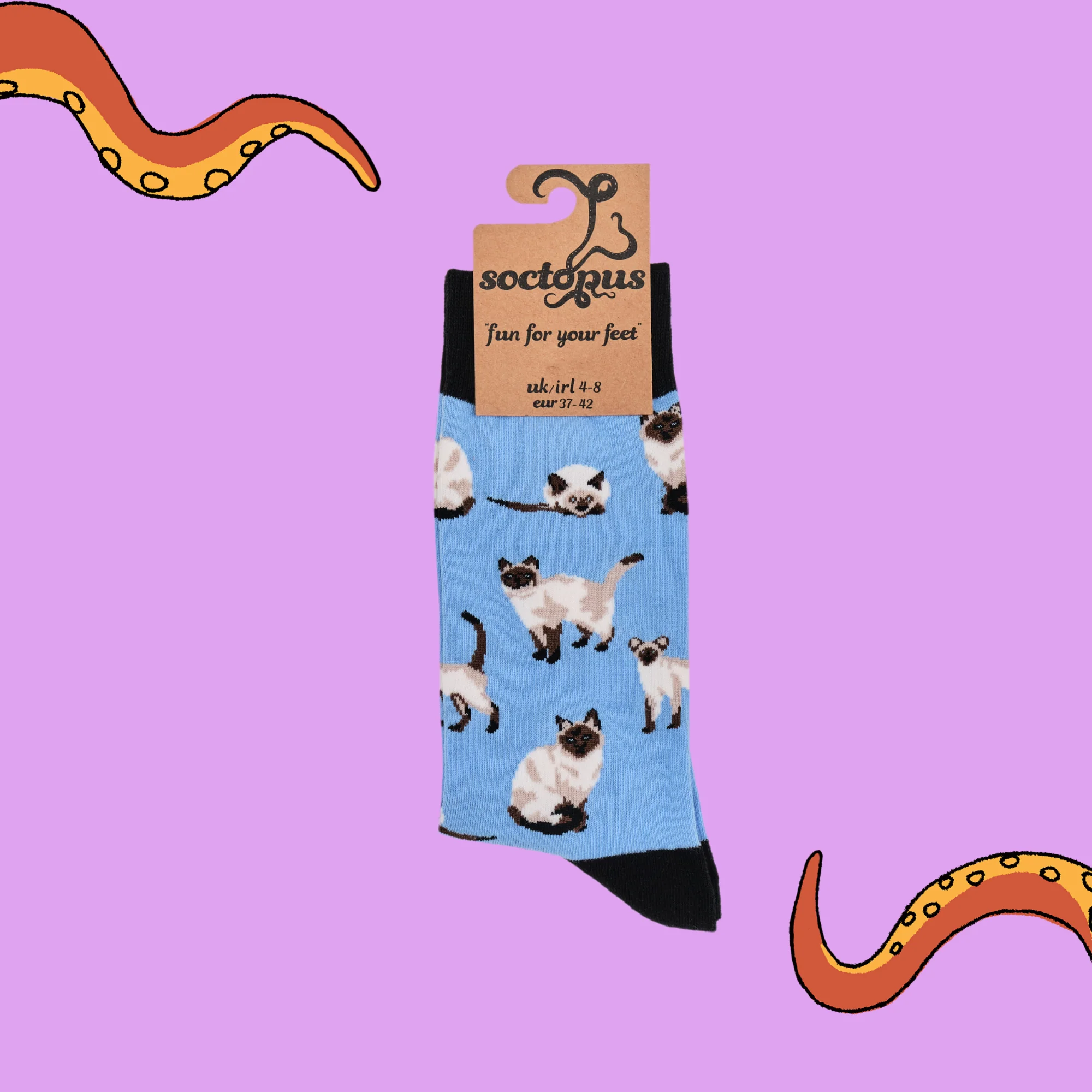 Siamese Cat Socks - Image 4