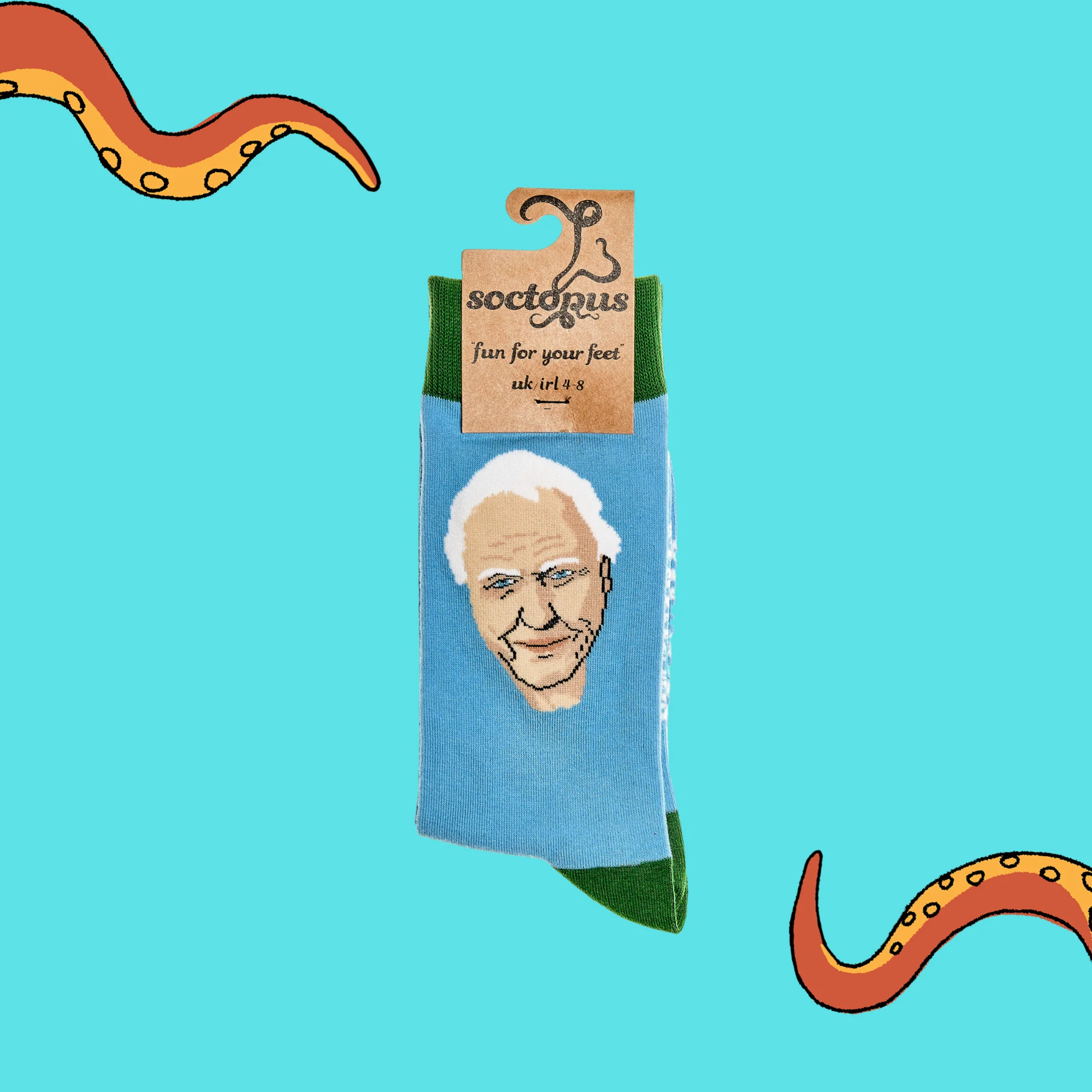 Sir David Attenborough Socks - Image 4