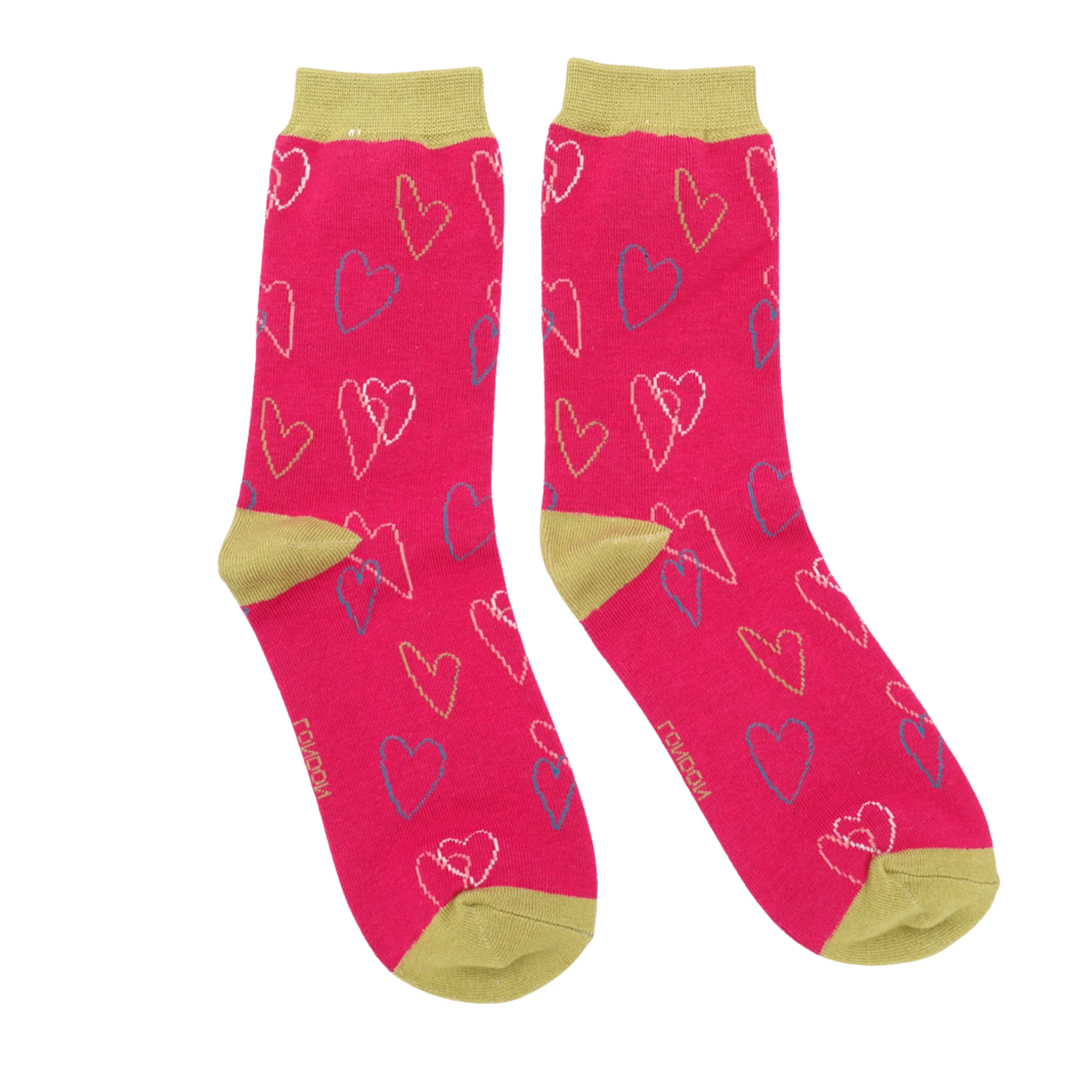 Bamboo Socks - Sketch Hearts - Miss Sparrow - Image 3