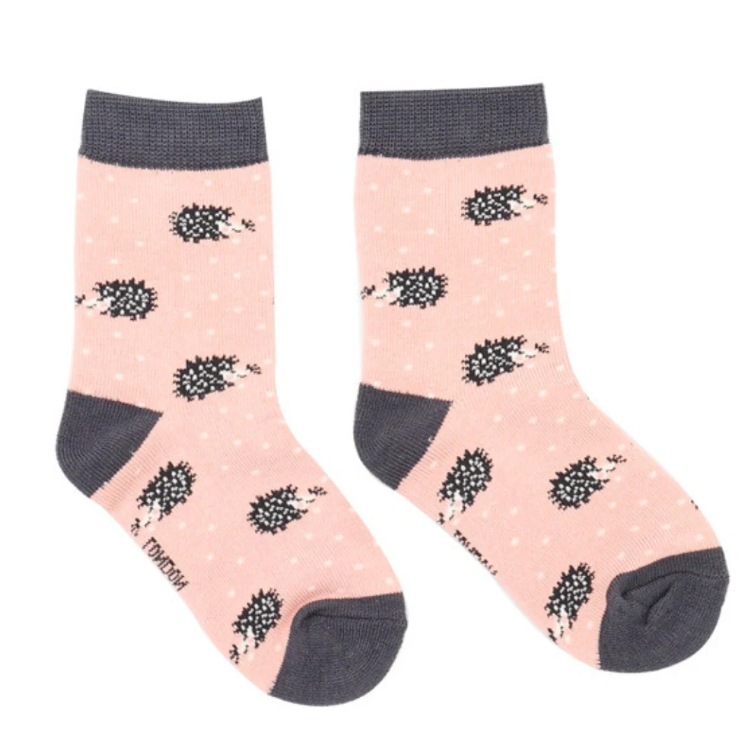 Bamboo Socks - Sleepy Hedgehogs Kids - Miss Sparrow