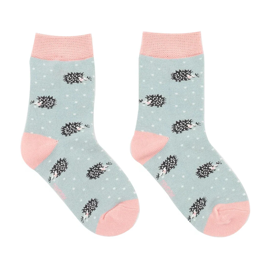Bamboo Socks - Sleepy Hedgehogs Kids - Miss Sparrow - Image 2