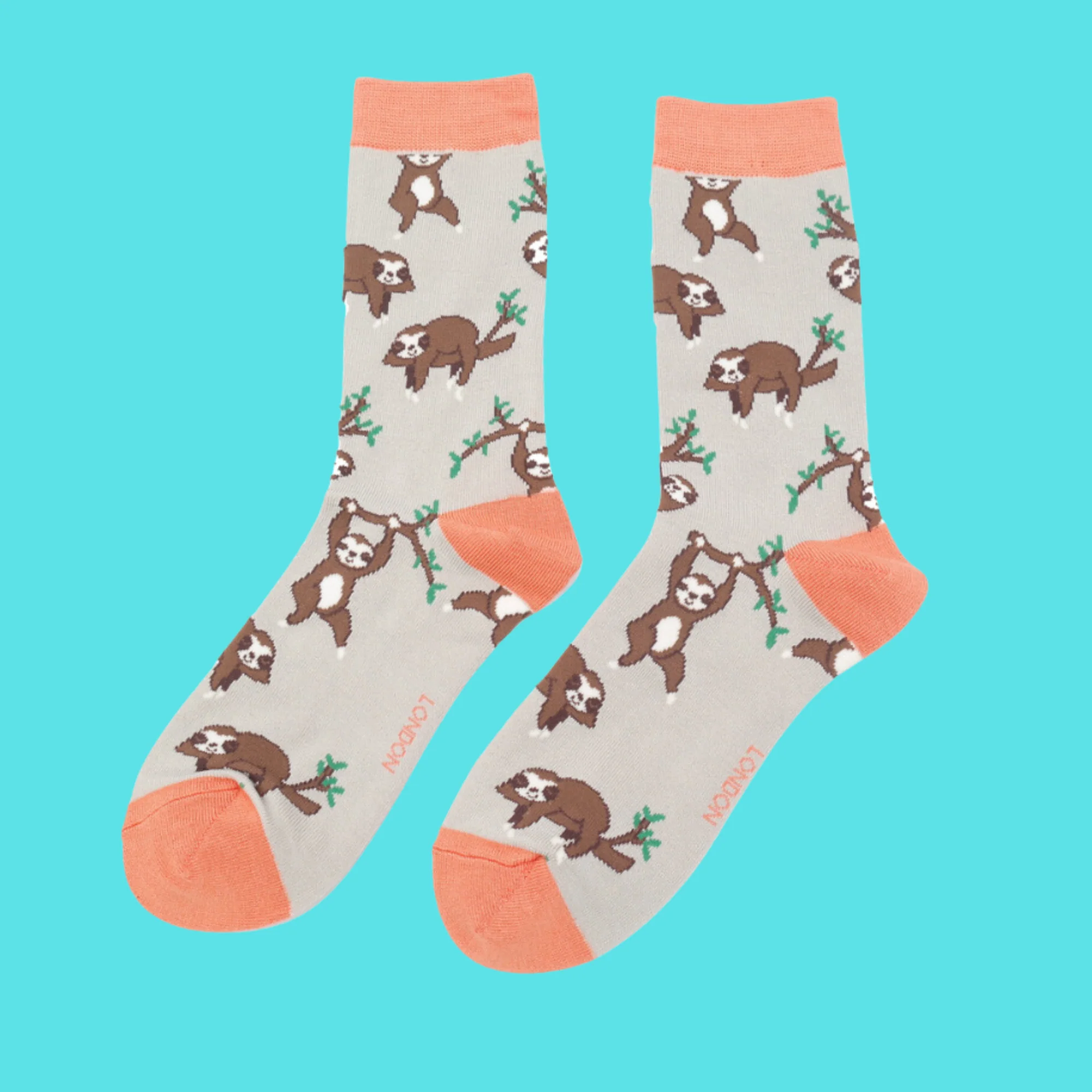 Sloths Bamboo Socks - Miss Sparrow - Image 10